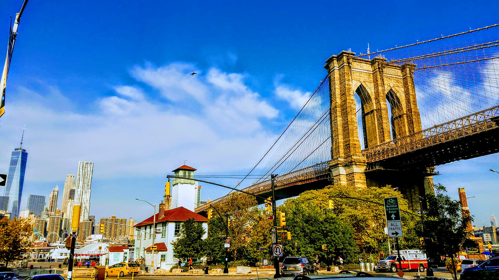 Samsung Galaxy S7 Edge sample photo. Brooklyn bridge photography