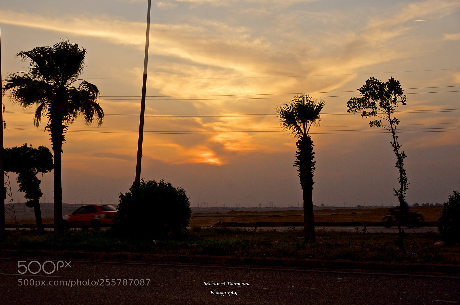 Sony Alpha NEX-5N sample photo. Sunset on the road photography