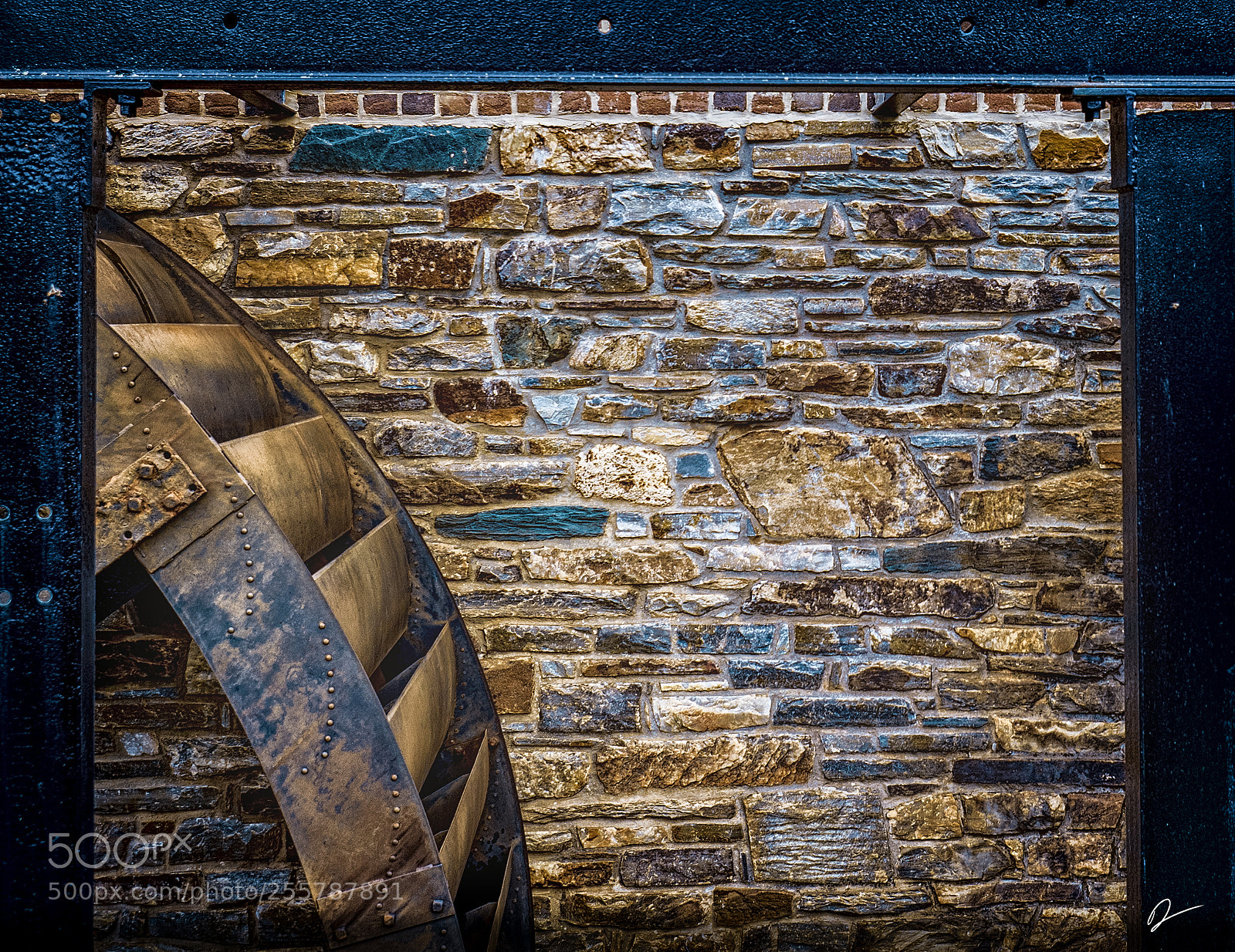Olympus PEN-F sample photo. Aldie mill detail photography