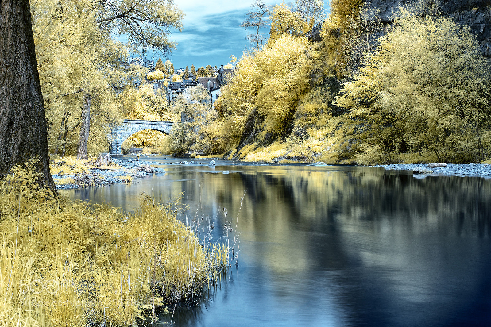 Sony a7 sample photo. Fribourg downtown photography