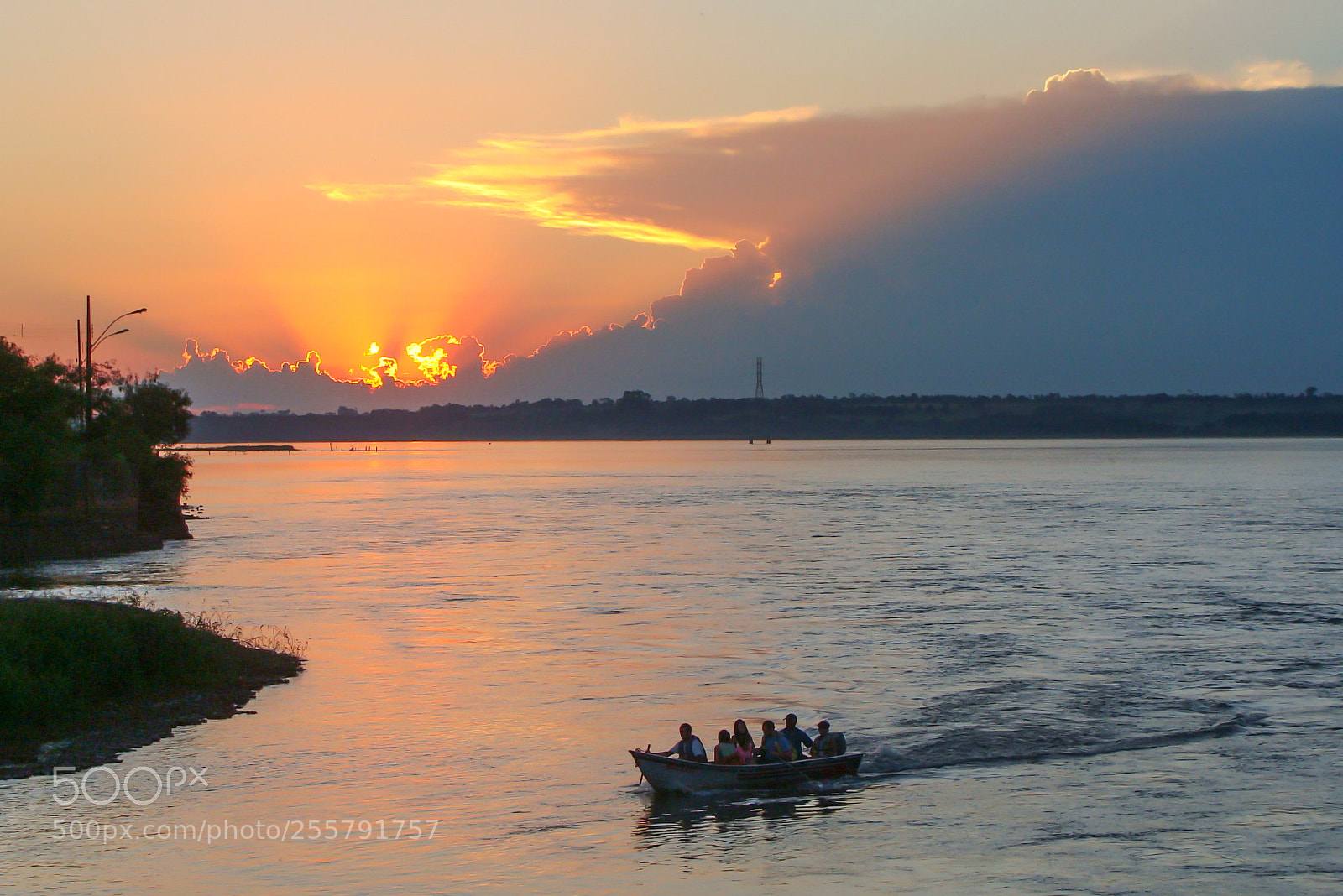 Sony DSC-H3 sample photo. Paran river borderline brazil photography