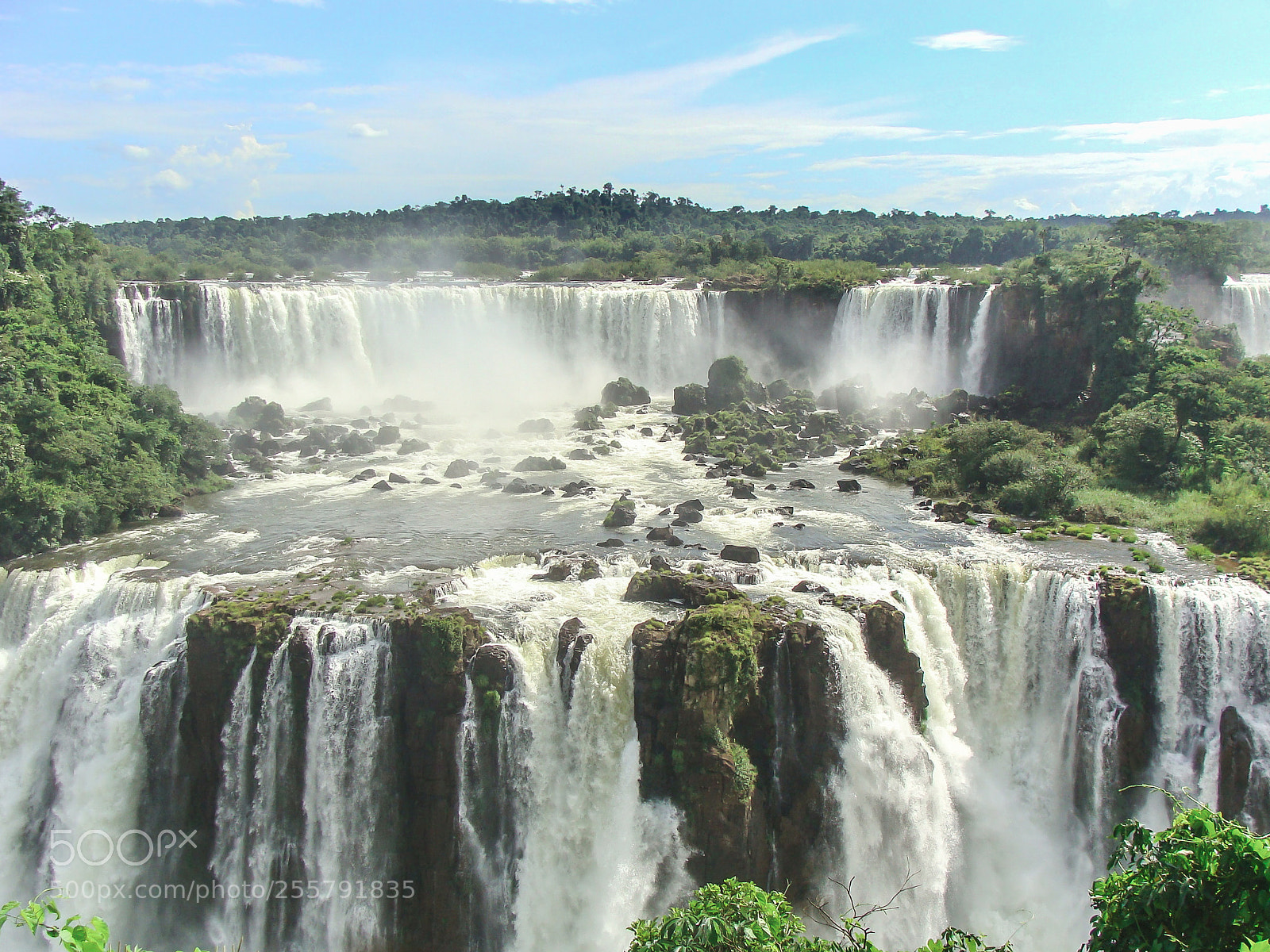 Sony DSC-H3 sample photo. Iguazu falls photography