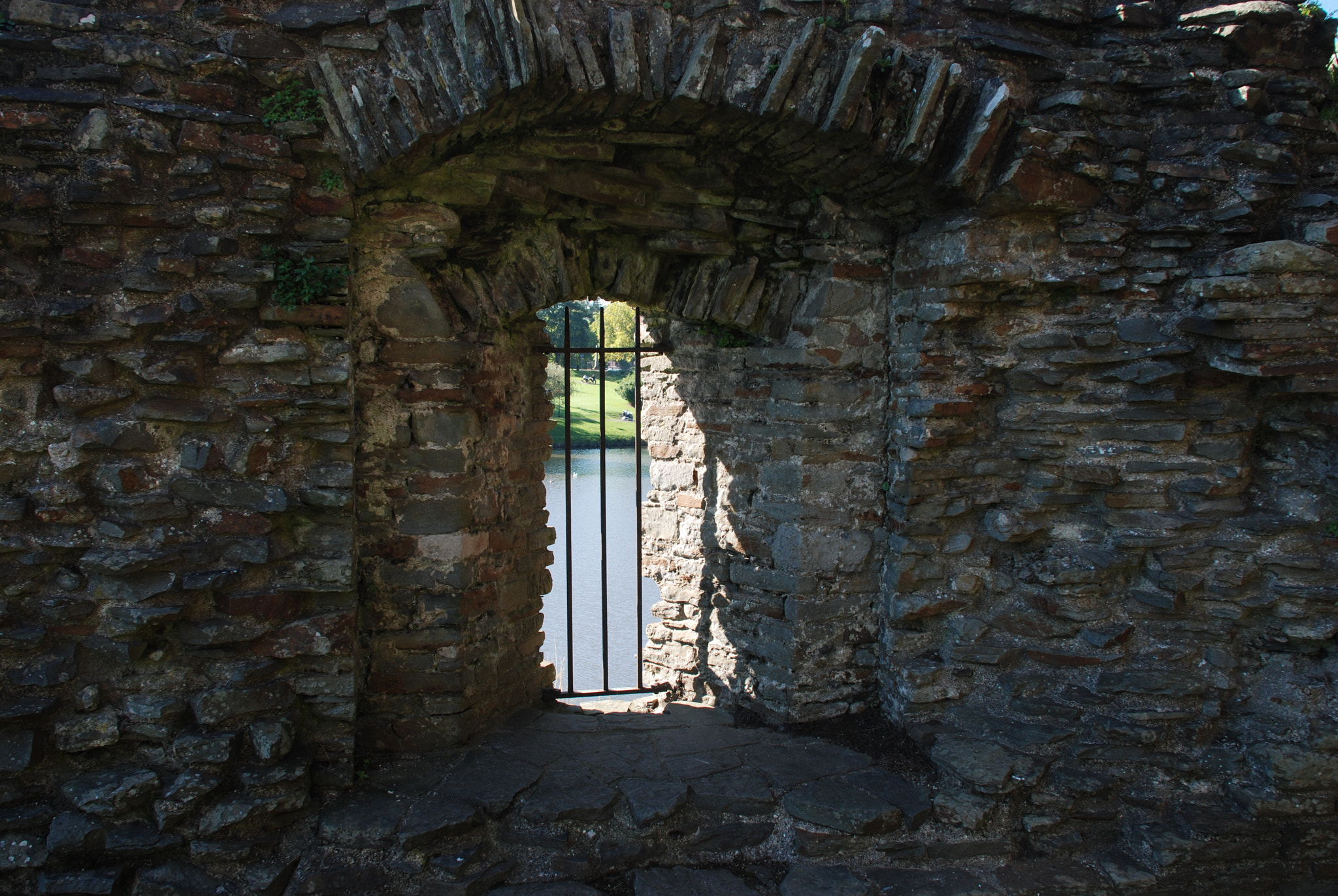Nikon D80 sample photo. Caerphilly castle photography