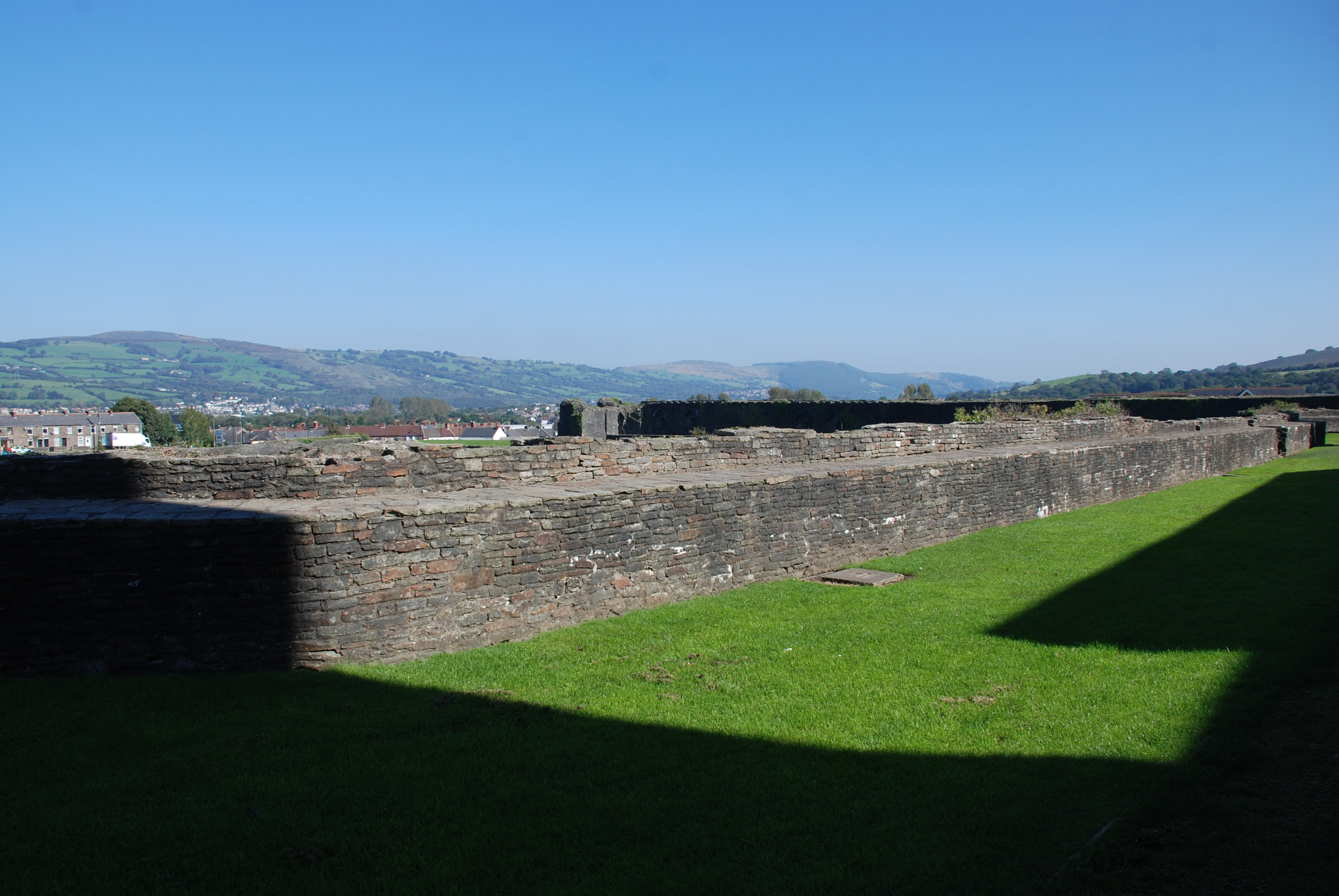 Nikon D80 sample photo. Caerphilly castle photography
