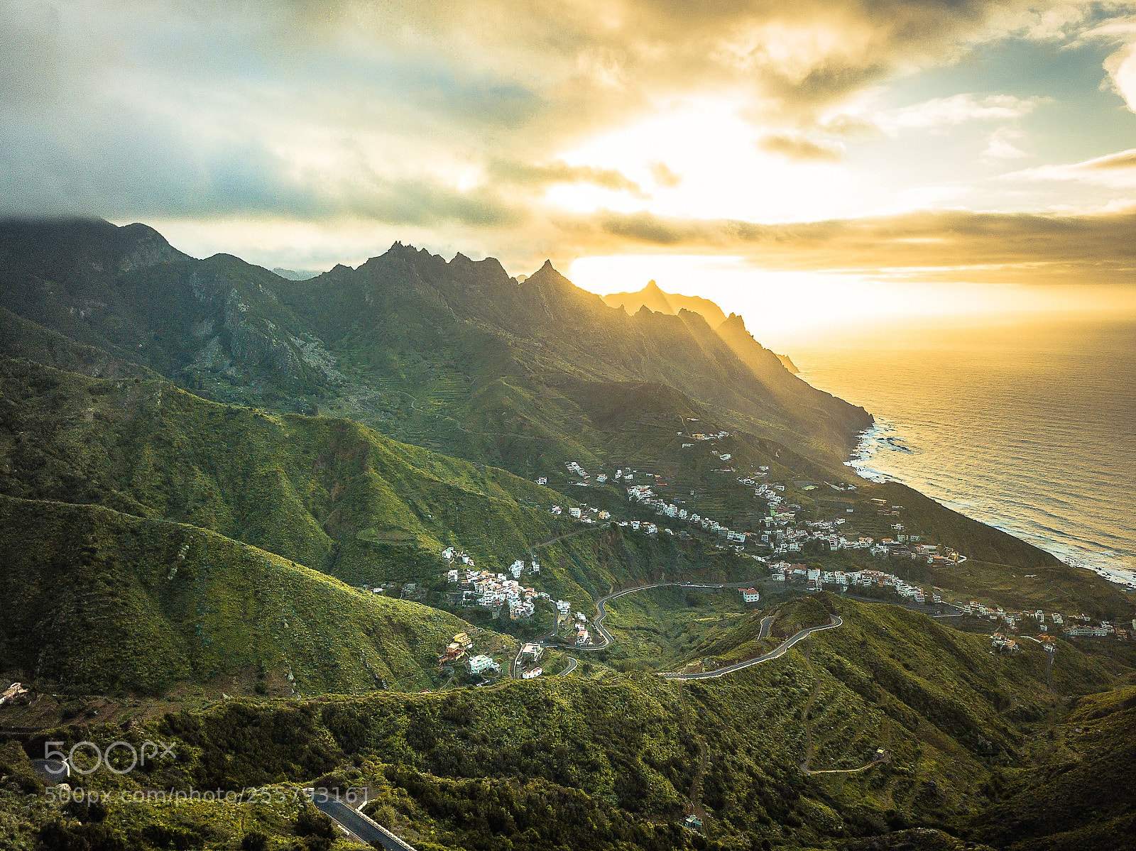 DJI FC220 sample photo. Tenerife aerial footage photography