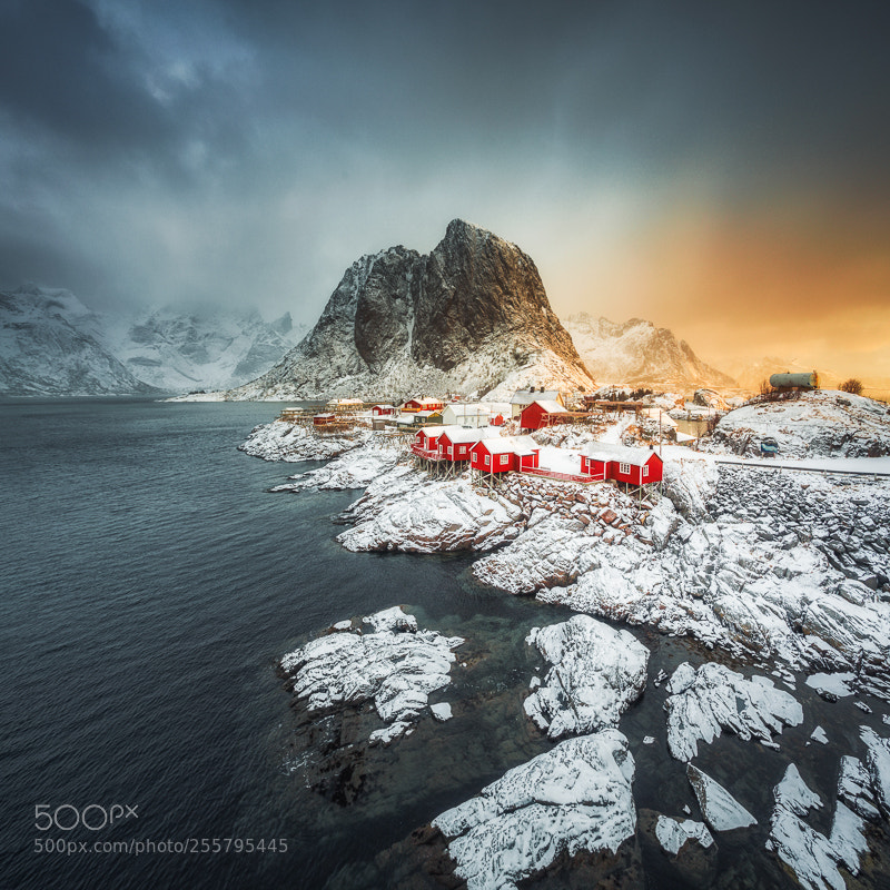 Canon EOS 5D Mark II sample photo. Magic morning in hamnoy photography