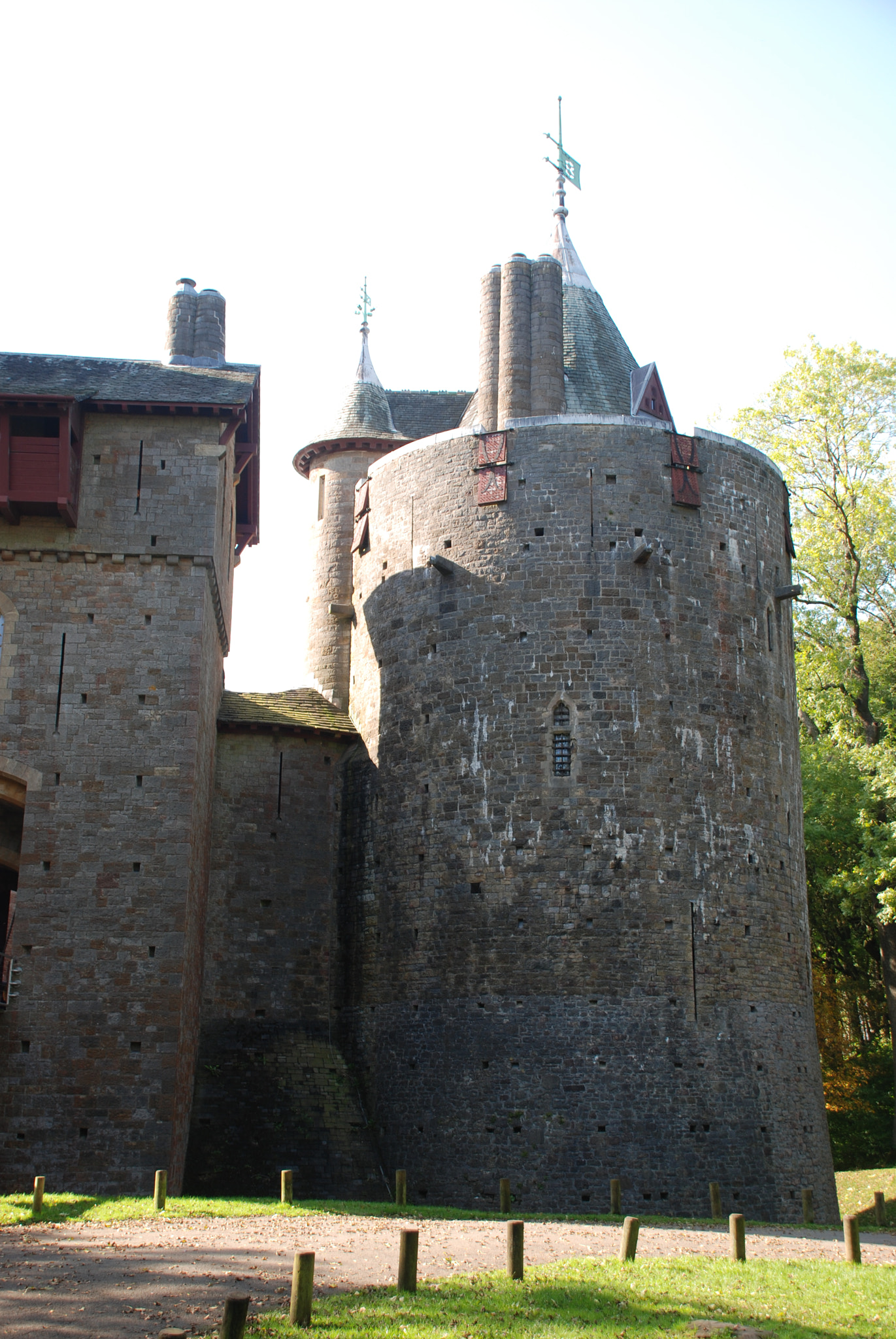 Nikon D80 sample photo. Castle coch photography