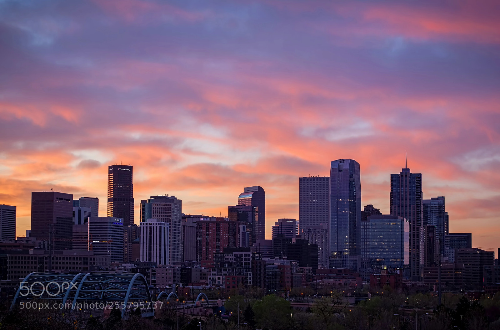 Canon EOS 5D Mark II sample photo. Denver, colorado sunrise photography