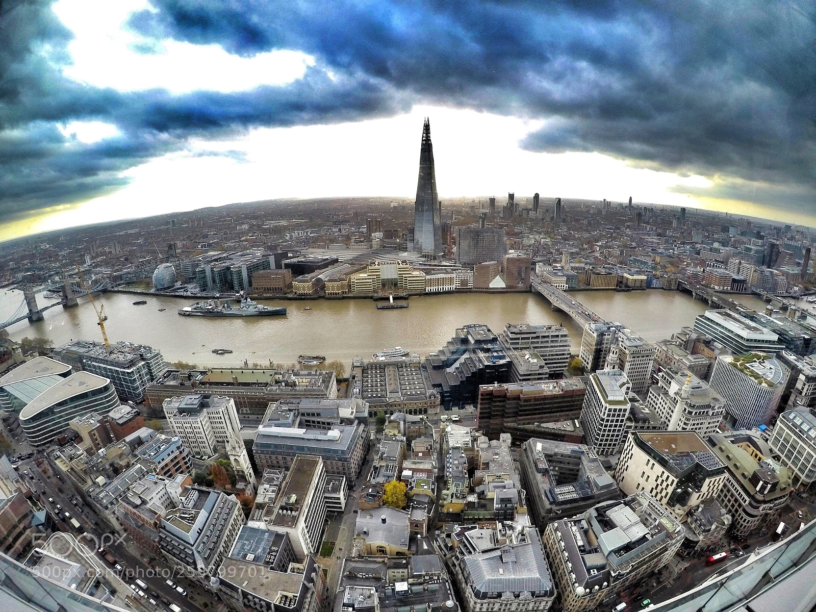 GoPro Hero5 Black sample photo. London city overview photography
