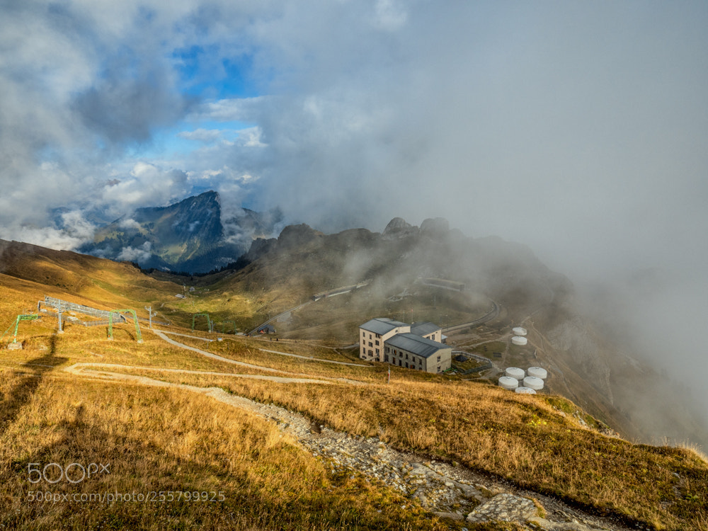 Olympus OM-D E-M5 II sample photo. Rochers de naye, switzerland photography