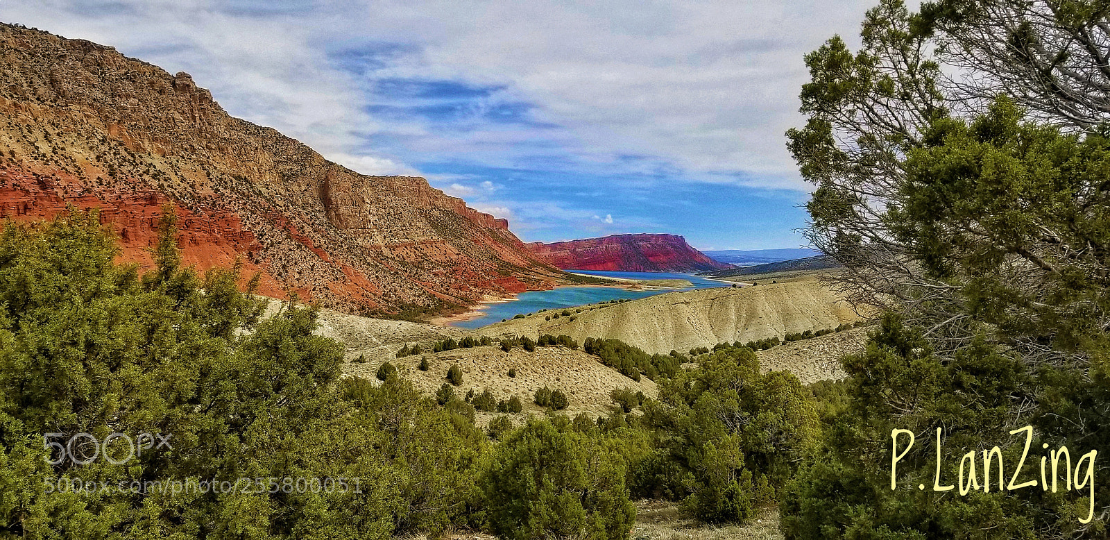 Samsung Galaxy S8+ sample photo. Flaming gorge, wyoming photography