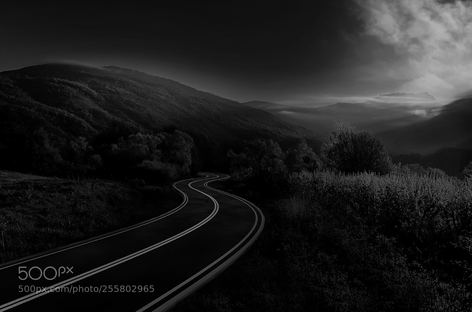 Nikon D7000 sample photo. Dark mystic mountain photography