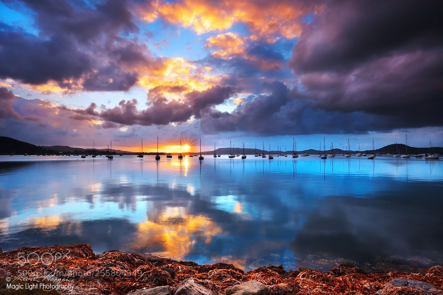 Canon EOS 6D sample photo. Tascott sunrise reflections apr 2018 photography