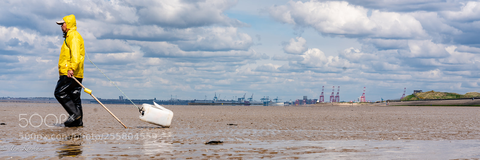 Sony a7R III sample photo. Solitary man gone fishing photography