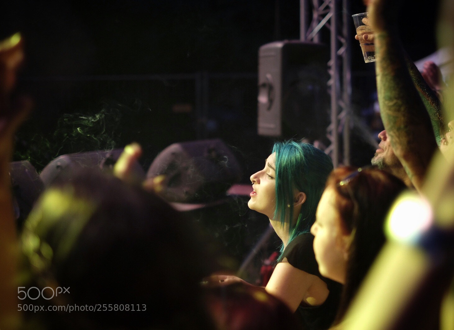 Fujifilm X-T20 sample photo. Green hair photography
