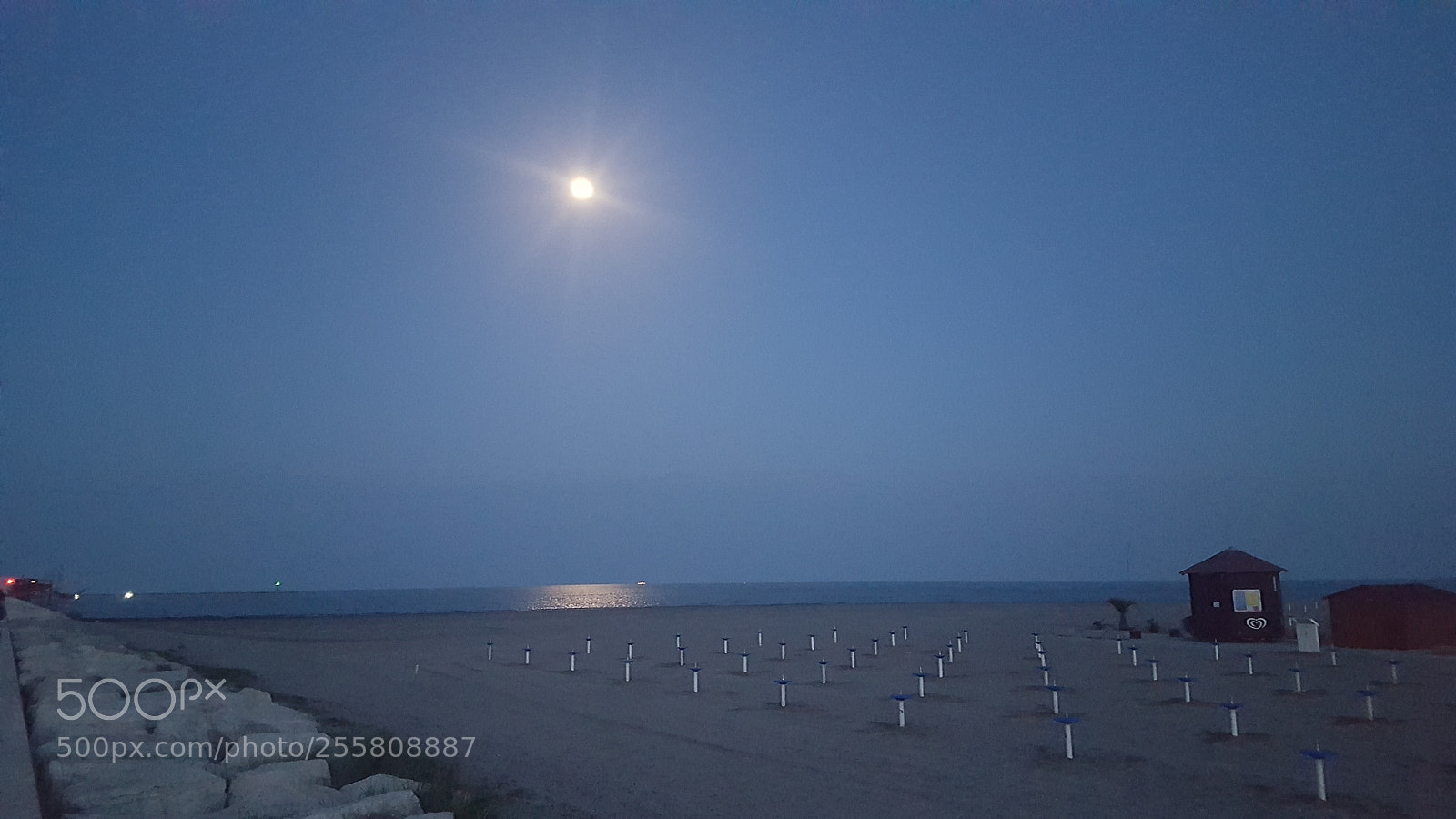 Samsung Galaxy S6 sample photo. Luna sul mare photography