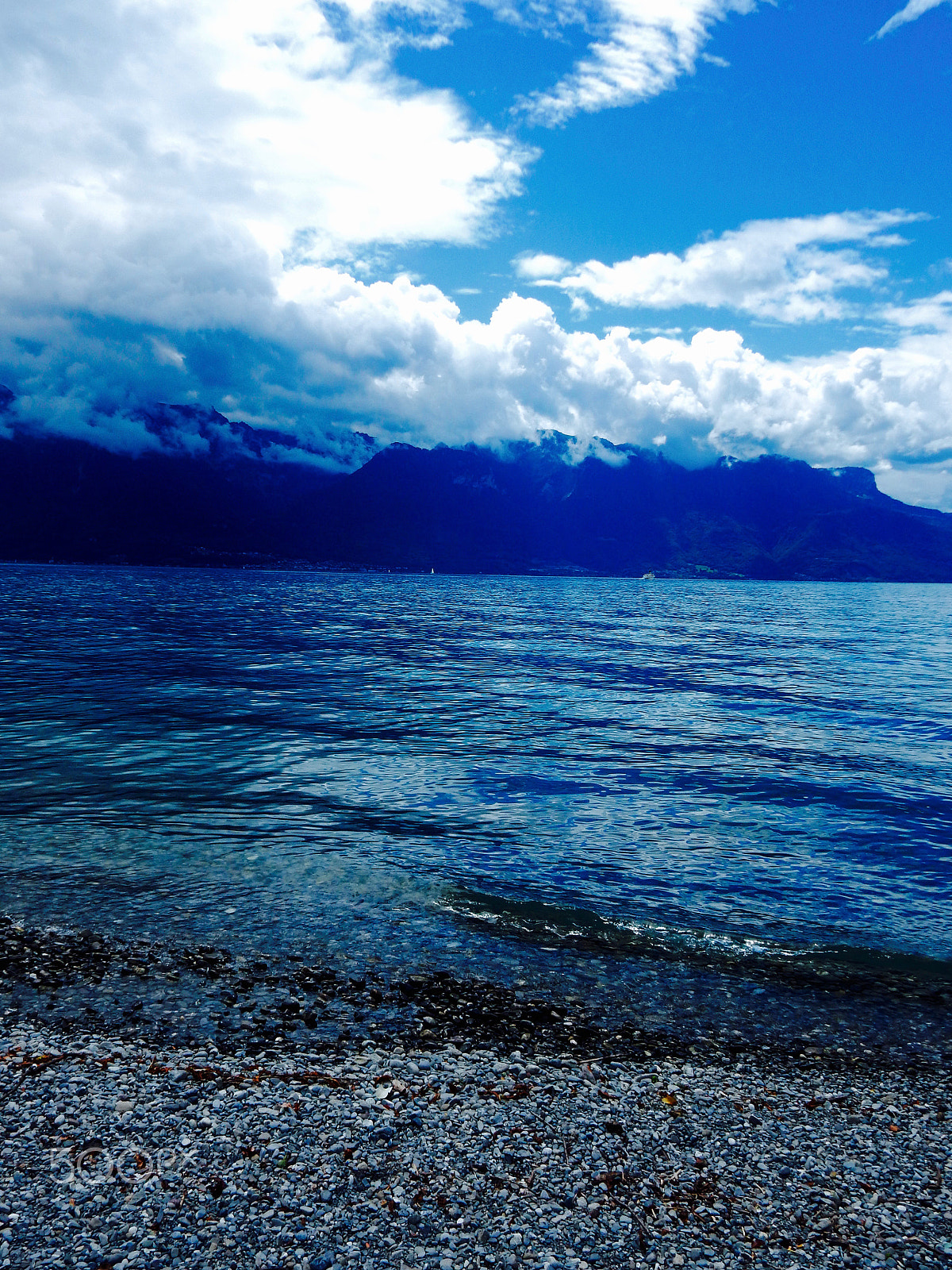 Nikon Coolpix S9700 sample photo. The calm of vevey switzerland photography