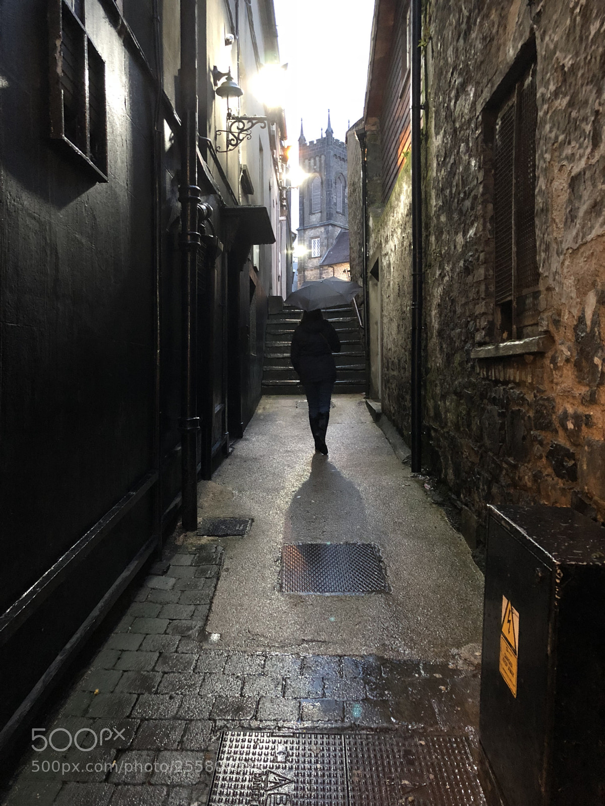 Apple iPhone 8 sample photo. Alley photography