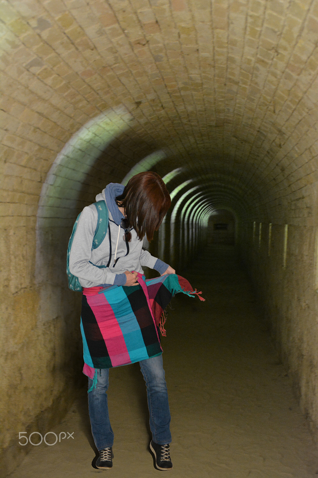 Nikon D5200 sample photo. In the tunnel photography