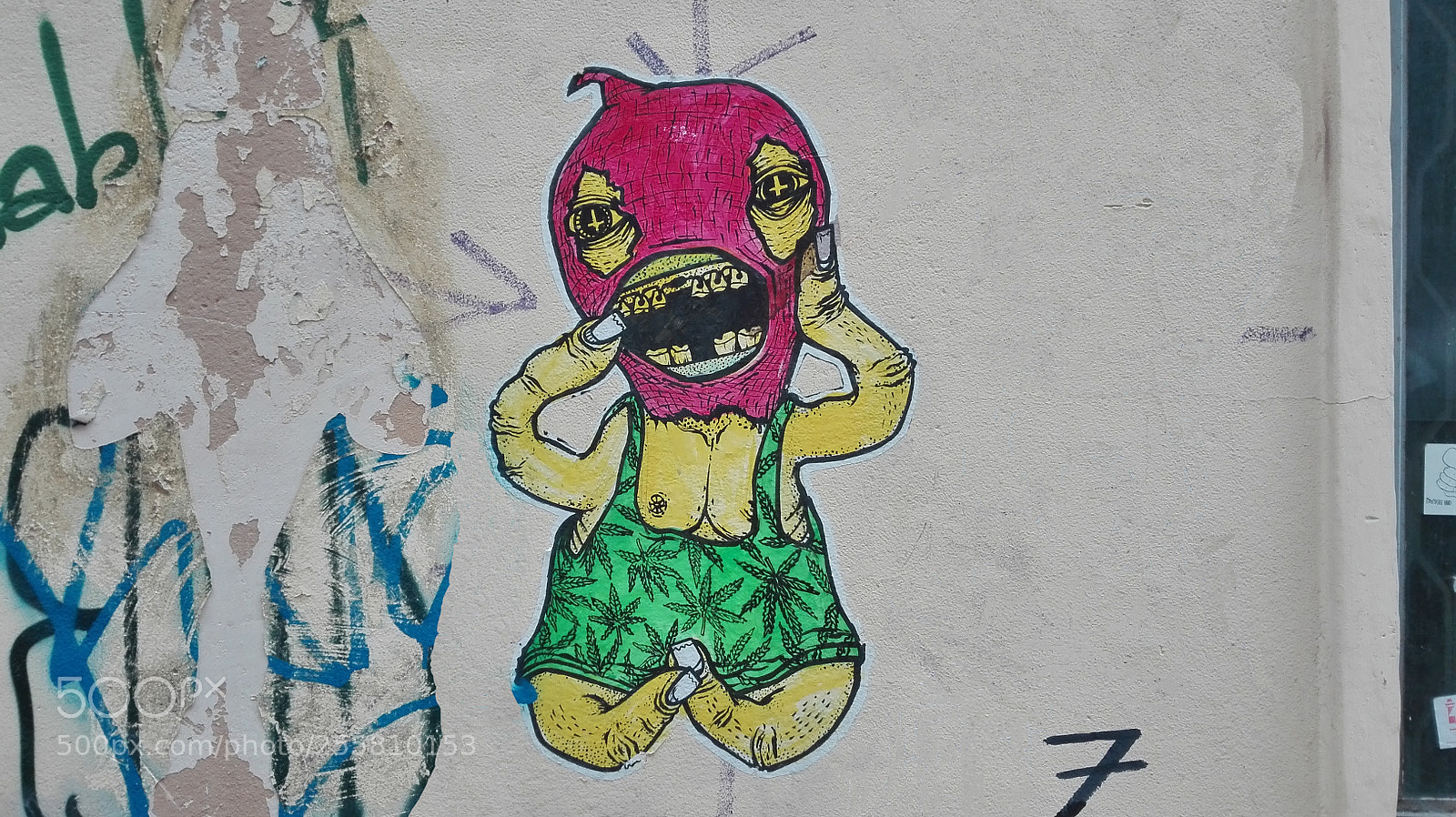 HUAWEI P8 Lite sample photo. Street art photography