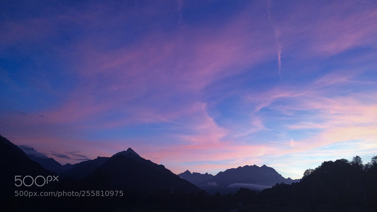 Apple iPhone 5s sample photo. Pyrenean sunset photography