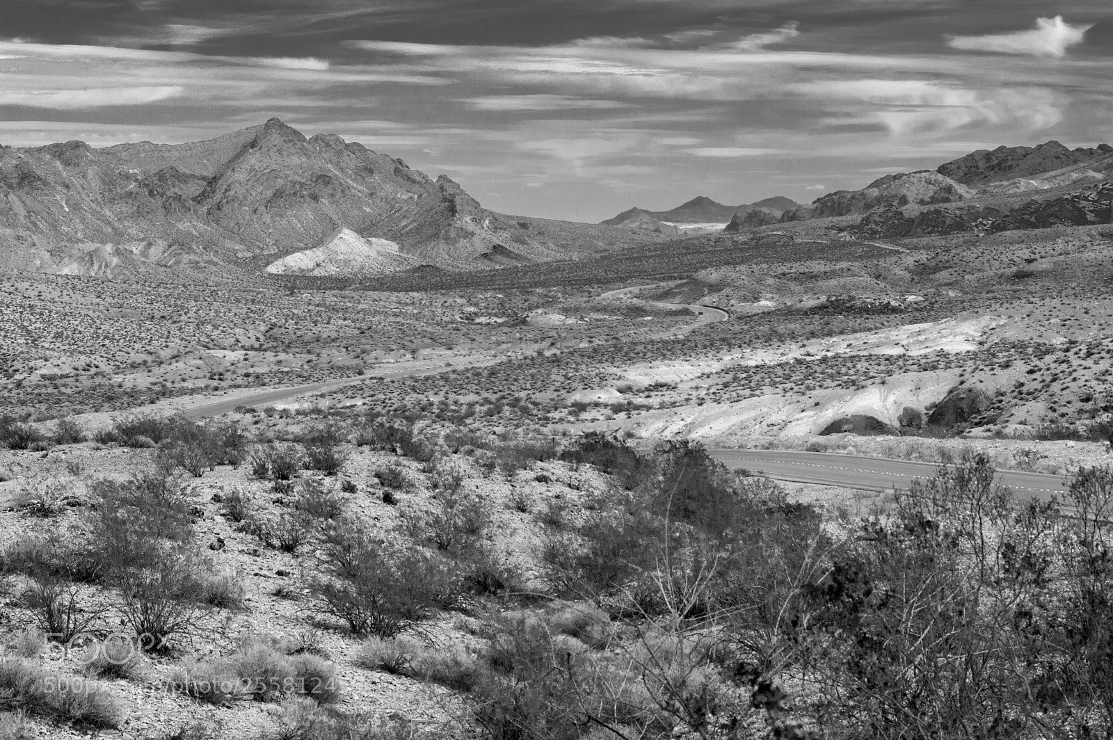 Nikon D3200 sample photo. Nevada desert bw photography