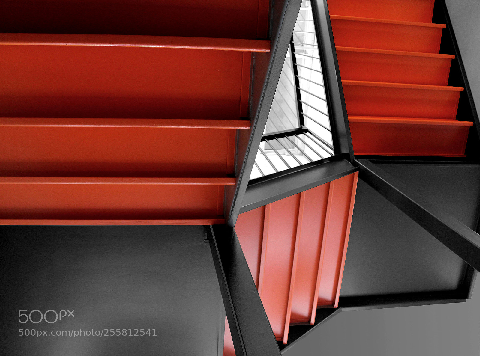 Canon EOS 60D sample photo. Red staircase photography