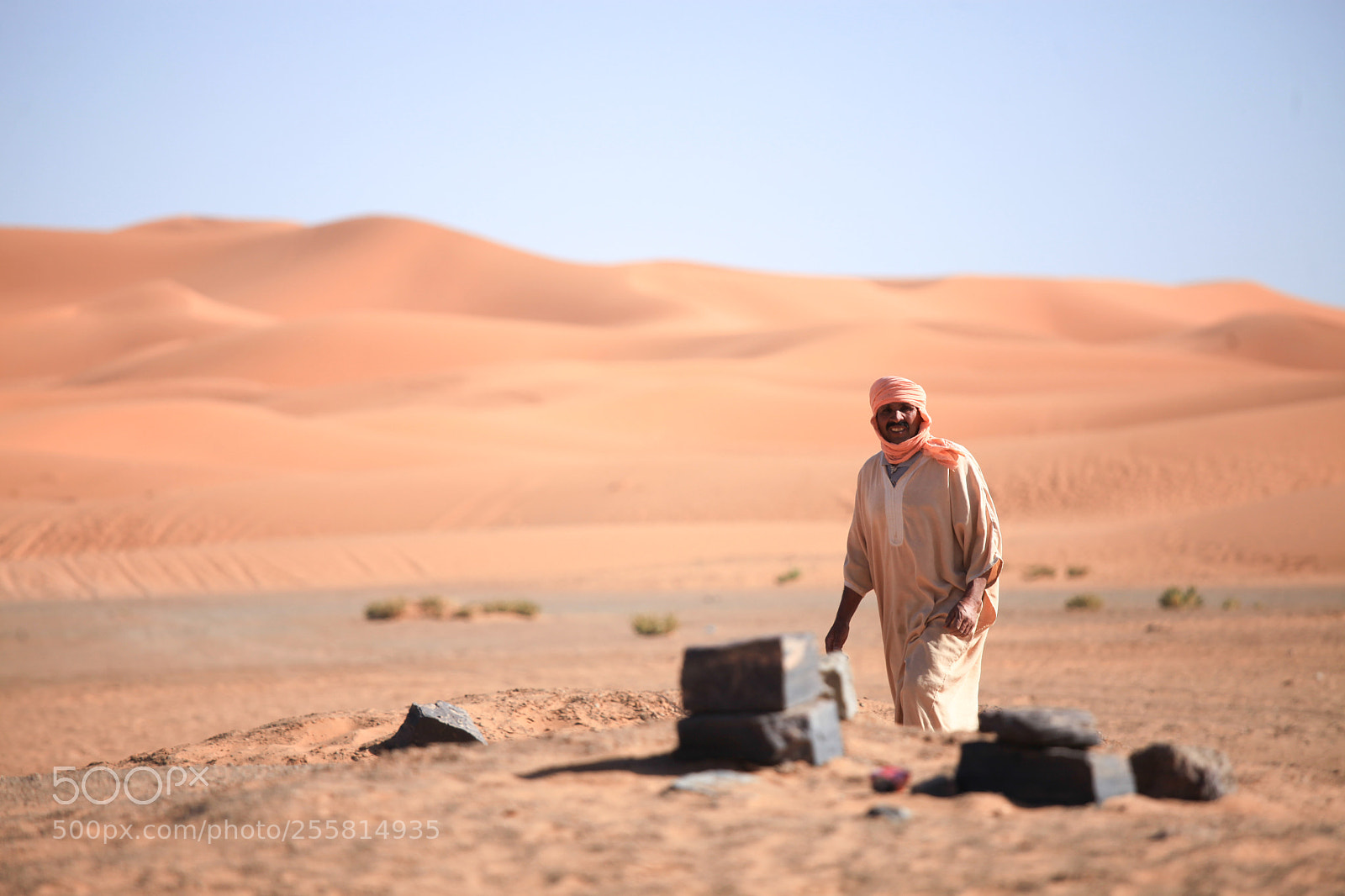Canon EOS 5D Mark II sample photo. Desert man photography