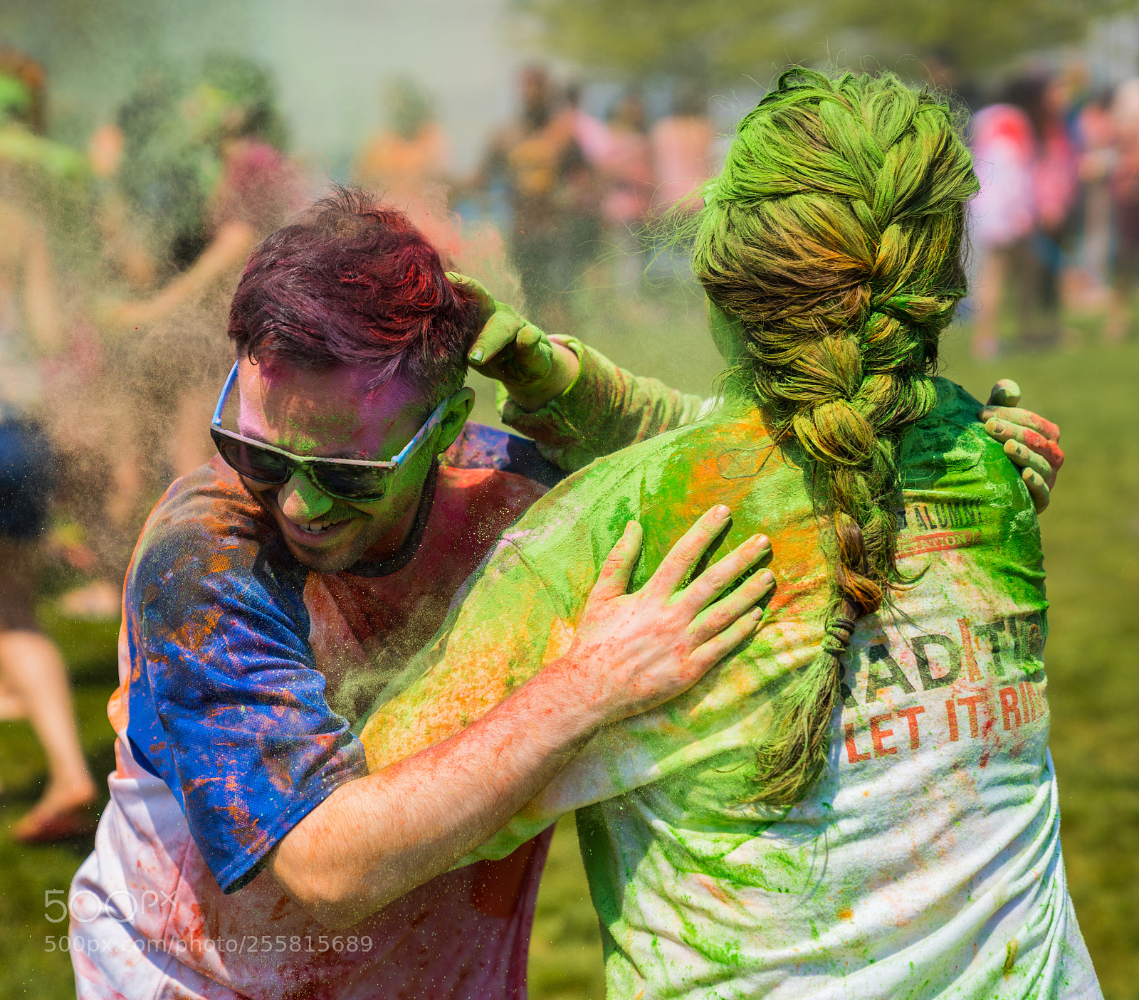 Sony a7 III sample photo. Holi festival of colors photography