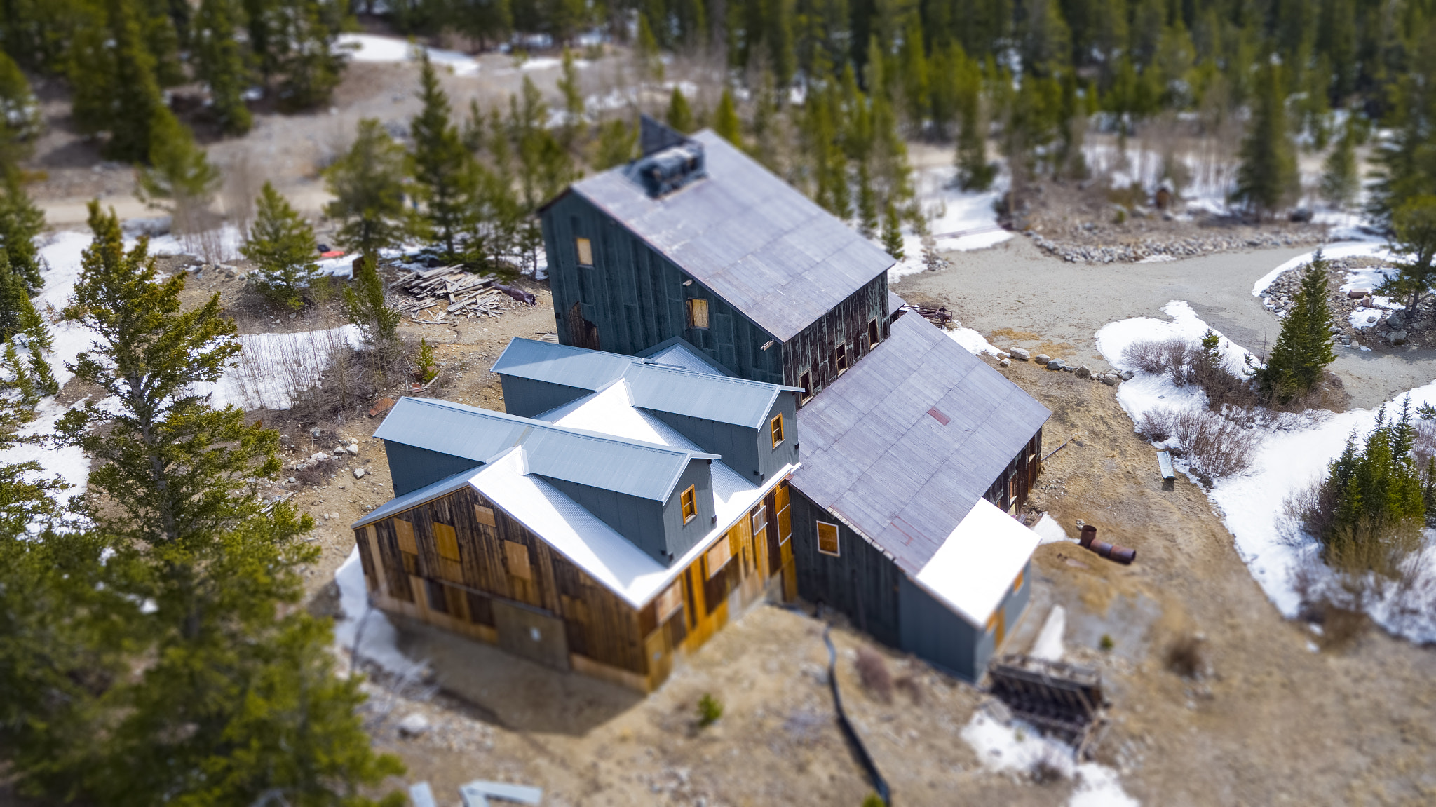 DJI FC6520 sample photo. Paris mill mine above alma, co photography