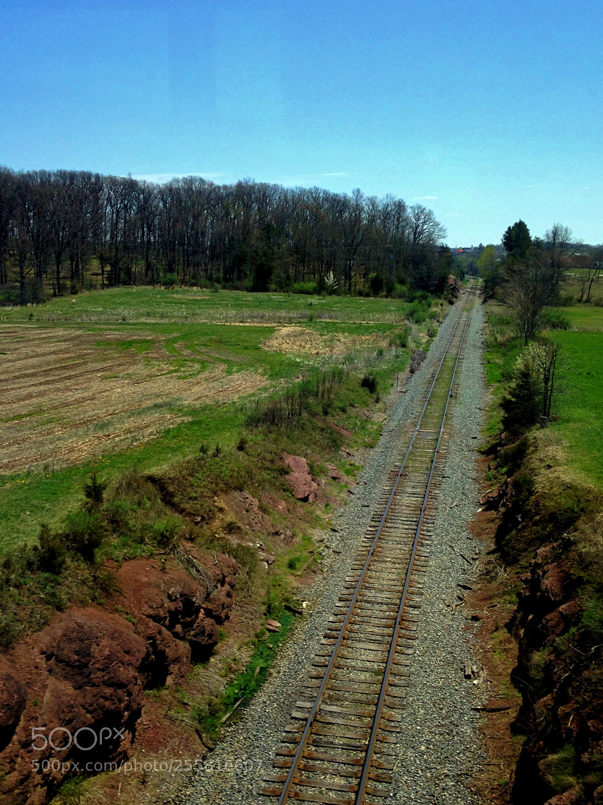 Apple iPhone 5 sample photo. The railroad at gettysburg photography