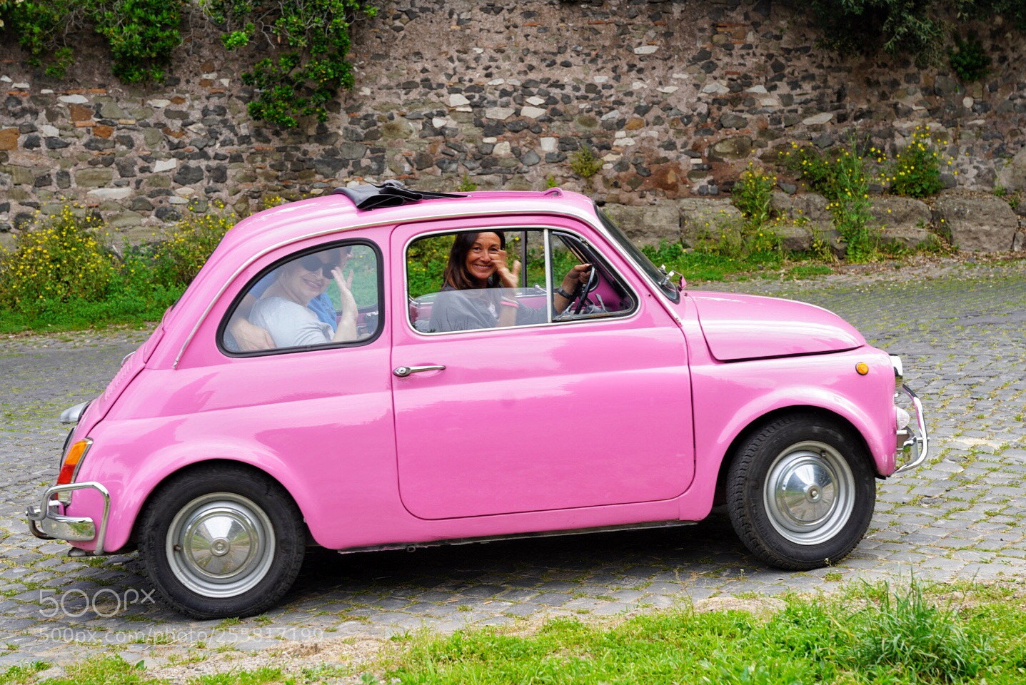 Sony a7R III sample photo. Pink in rome photography