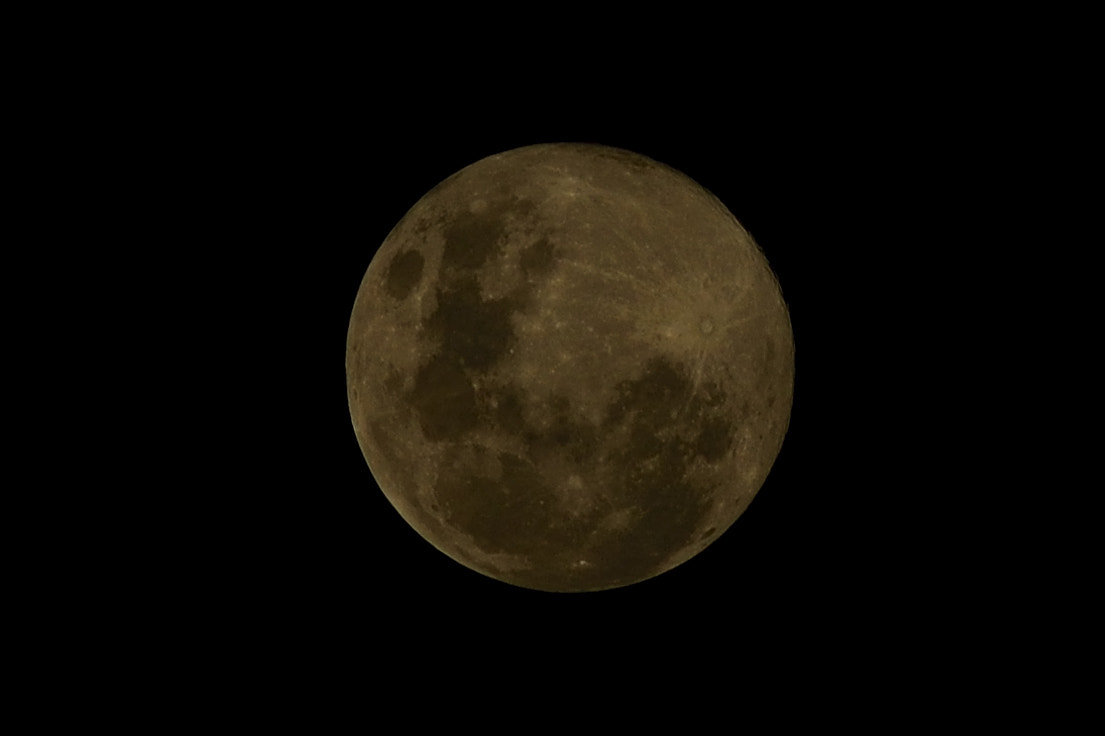 Nikon D3300 sample photo. Lua de outono photography