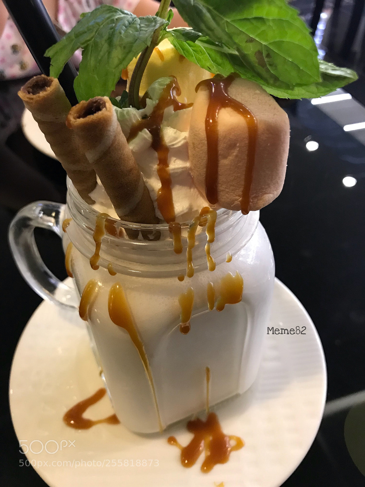 Apple iPhone 7 sample photo. Milk shake photography