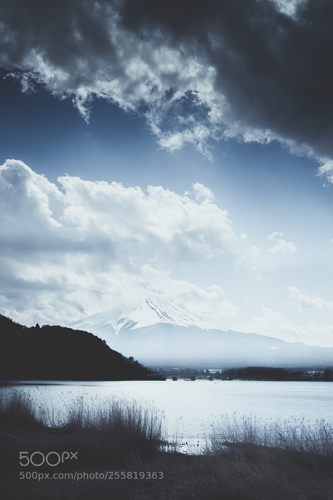 Fujifilm X-E2 sample photo. Cold fujisan photography