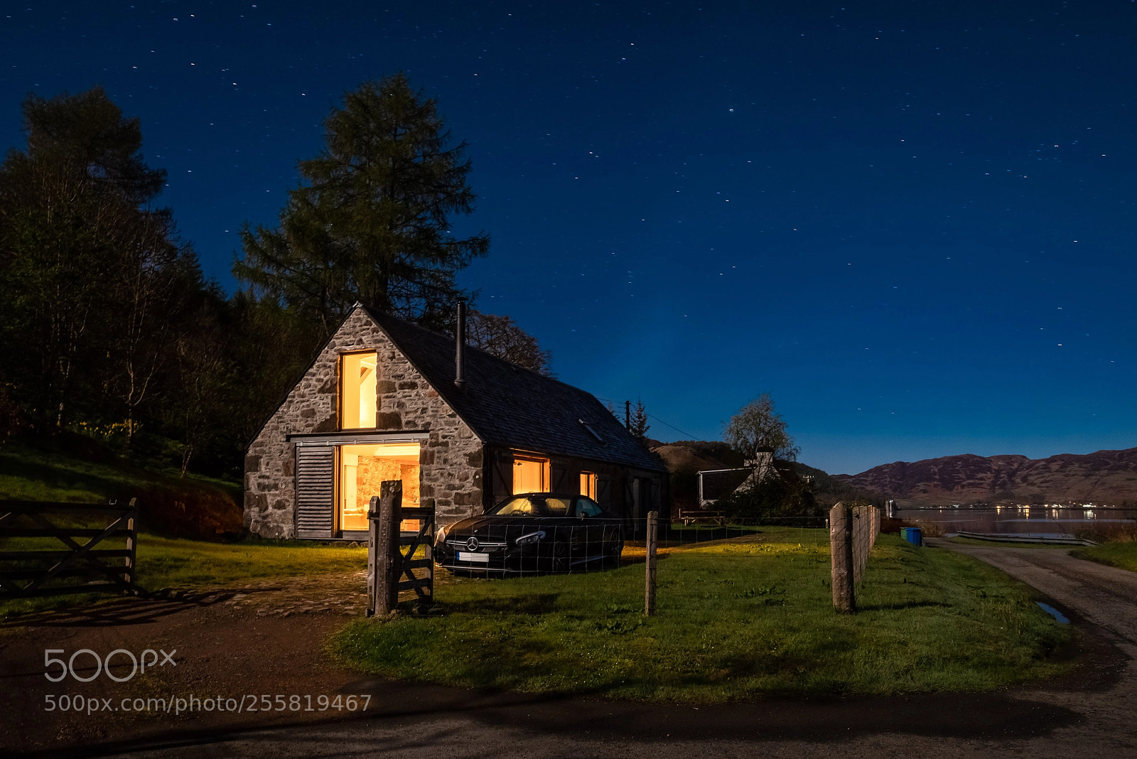 Pentax K-1 sample photo. Night by the loch photography