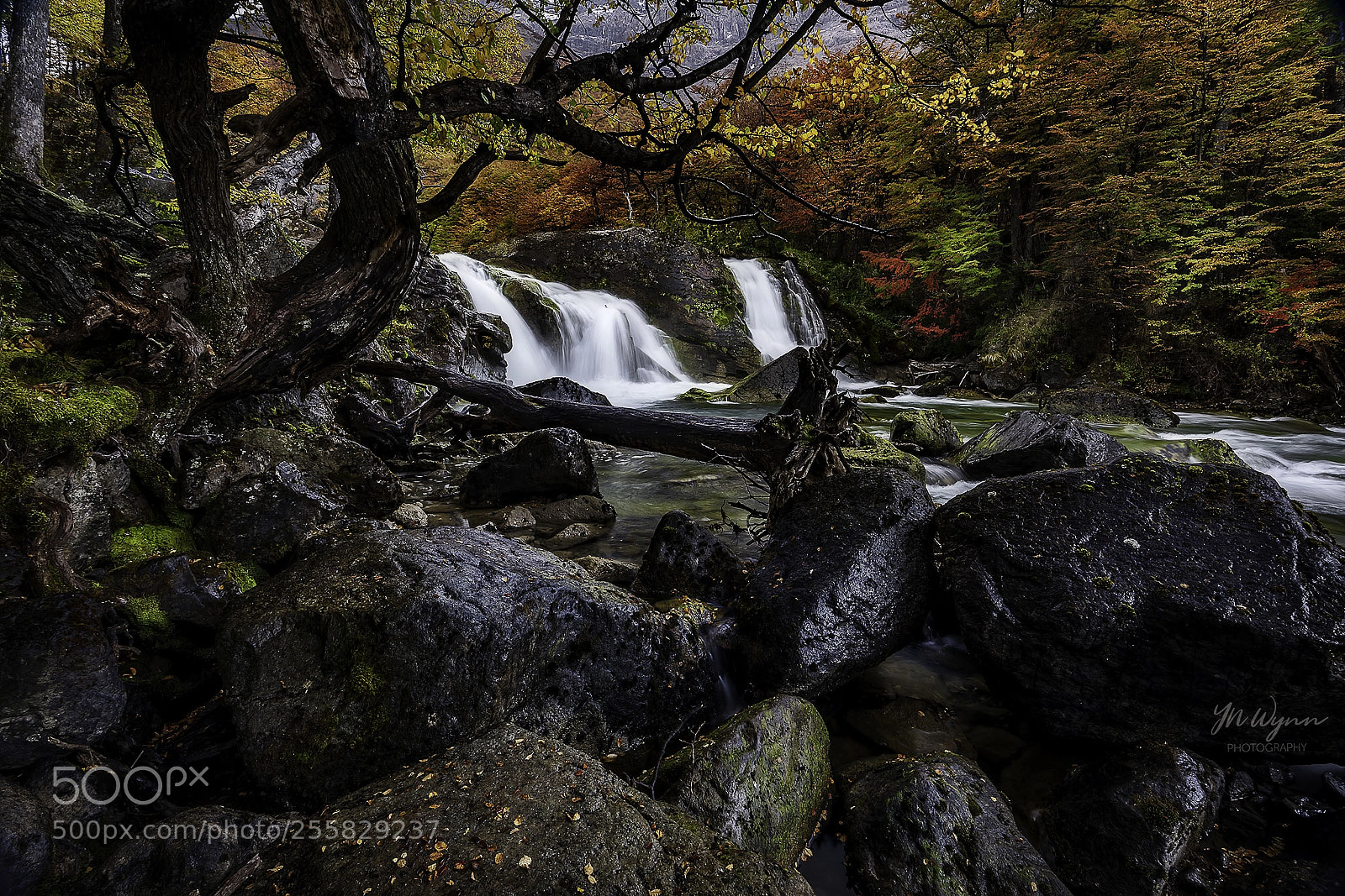 Sony a7R III sample photo. Colourful waterfall photography
