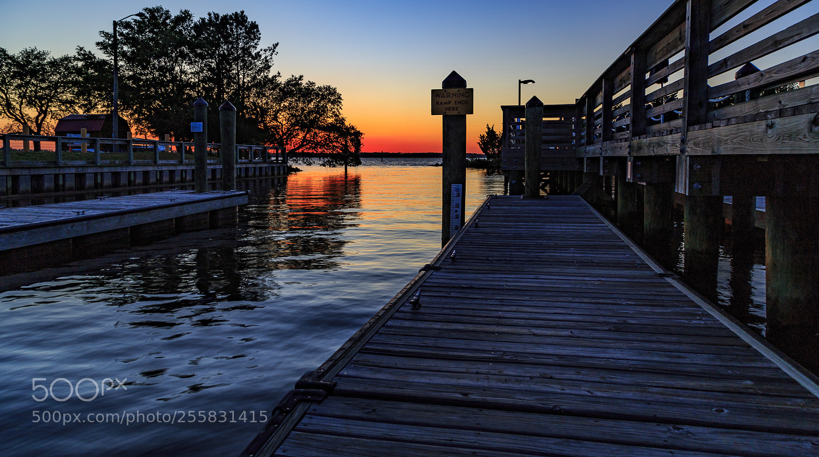 Canon EOS 6D sample photo. Sunset on icw dock photography
