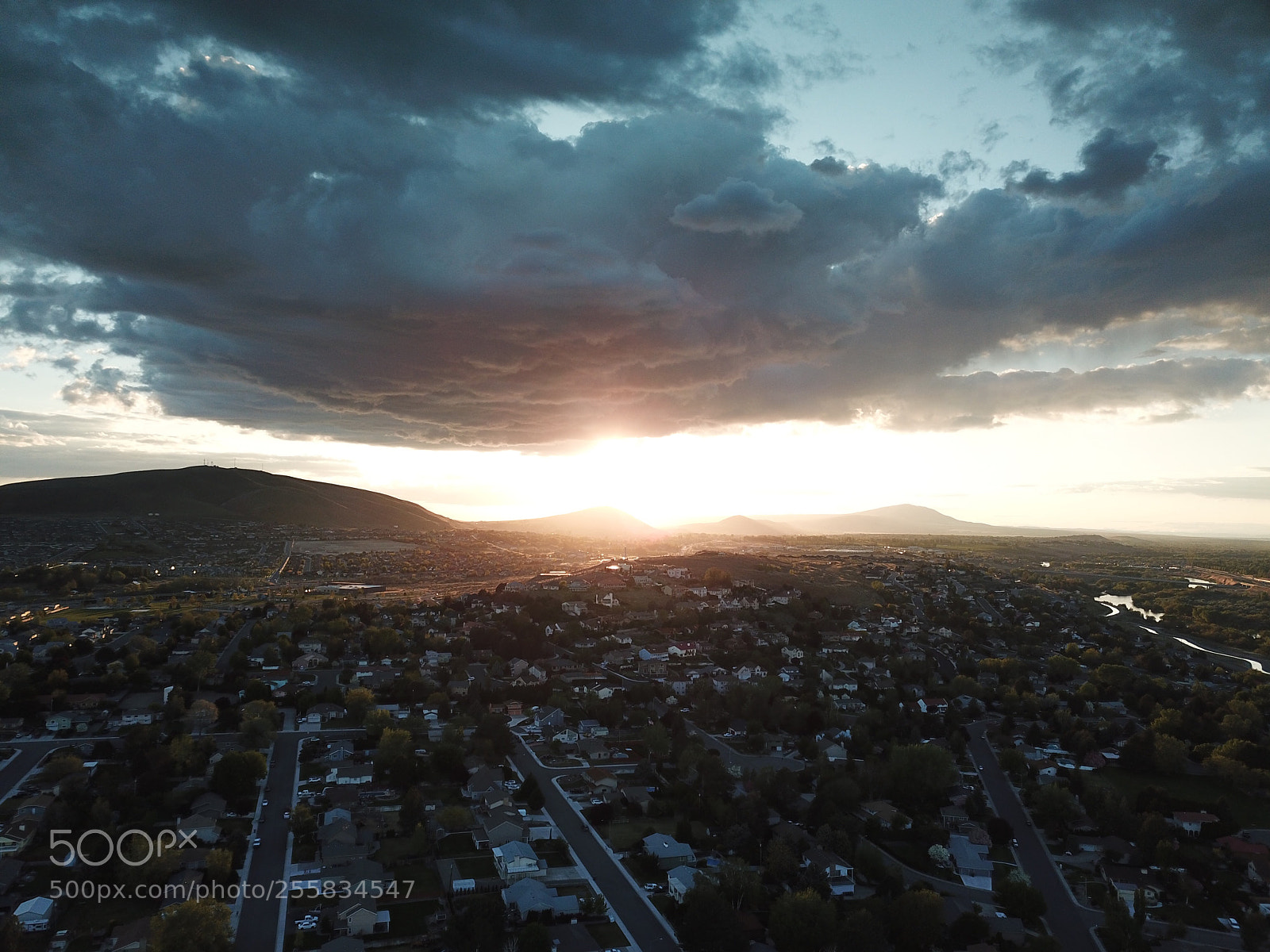 DJI FC220 sample photo. Goodnight photography