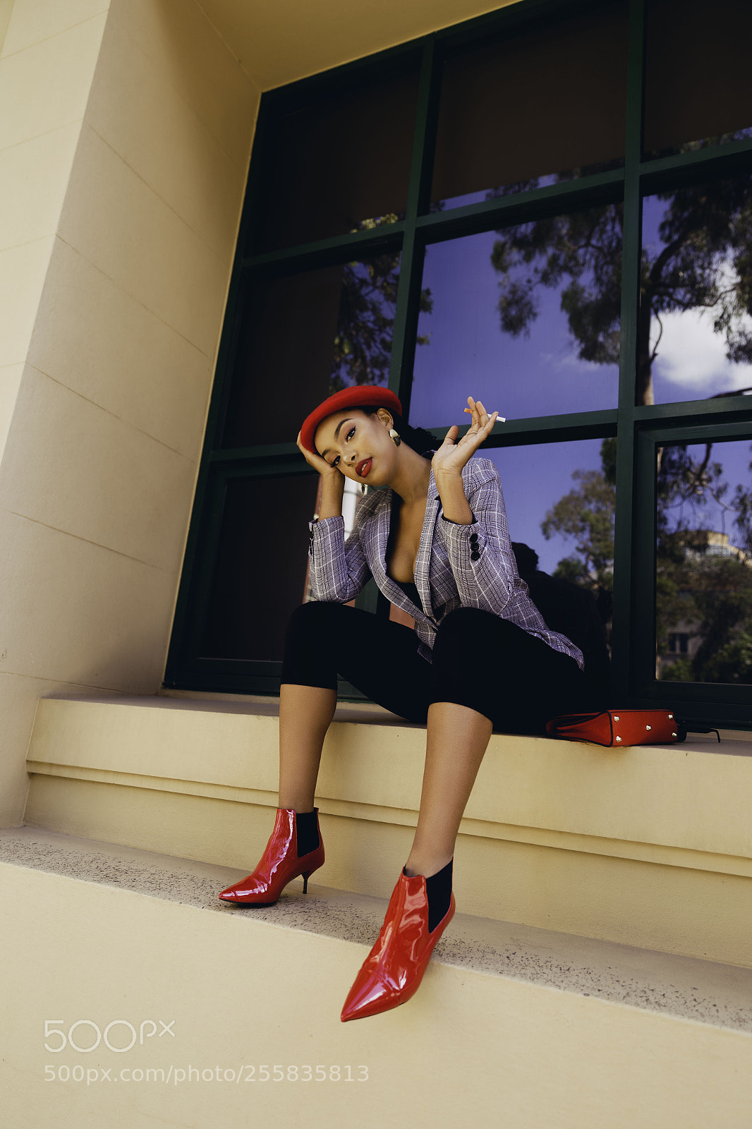Canon EOS 6D sample photo. Red lips photography
