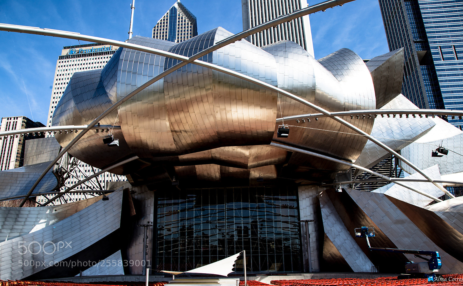 Canon EOS 6D sample photo. Jay pritzker pavilion 2 photography