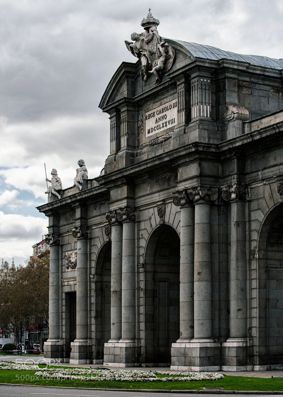 Nikon D810 sample photo. Puerta de alcalá madrid photography