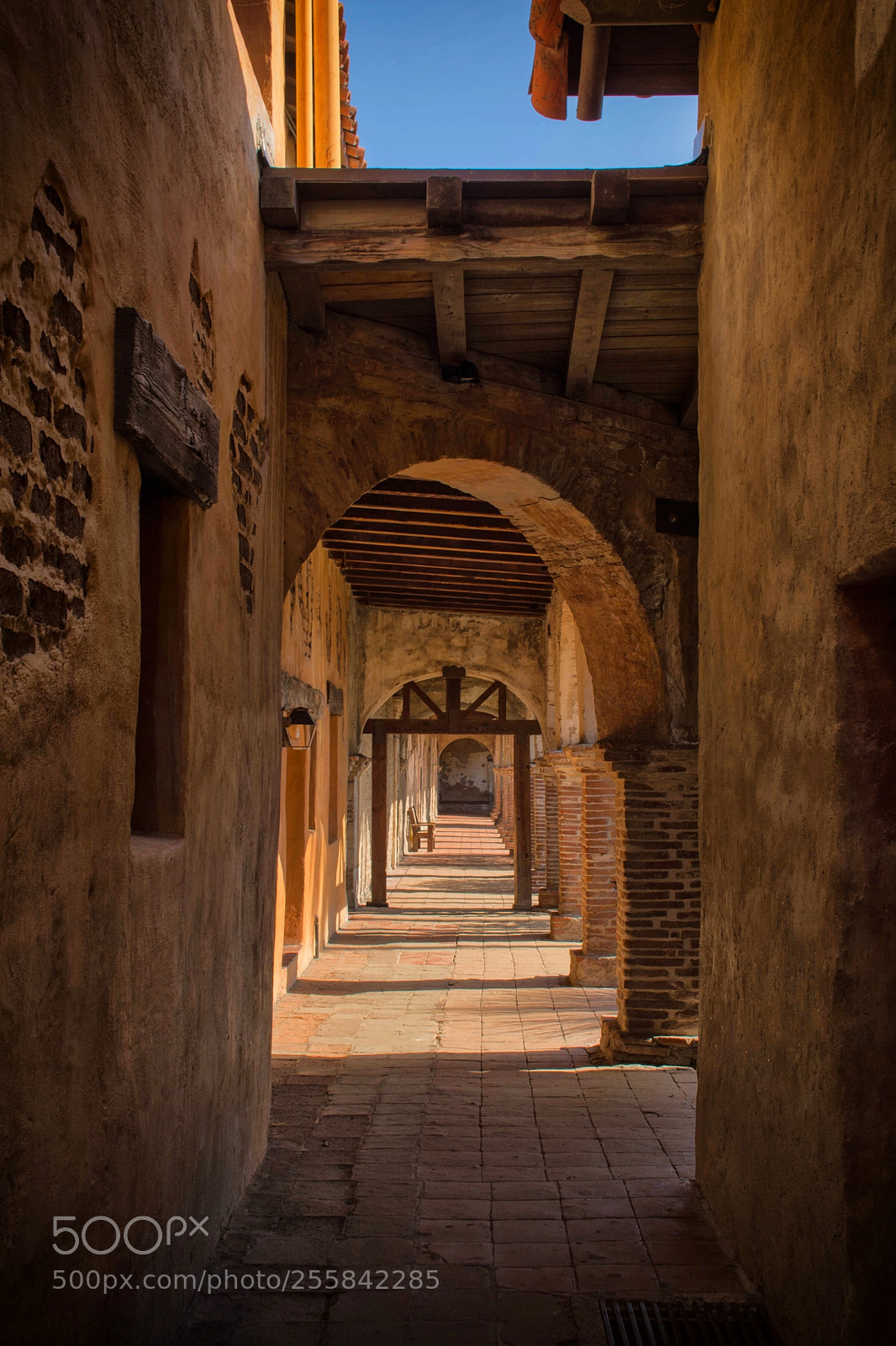 Nikon D7100 sample photo. San juan mission corridor photography