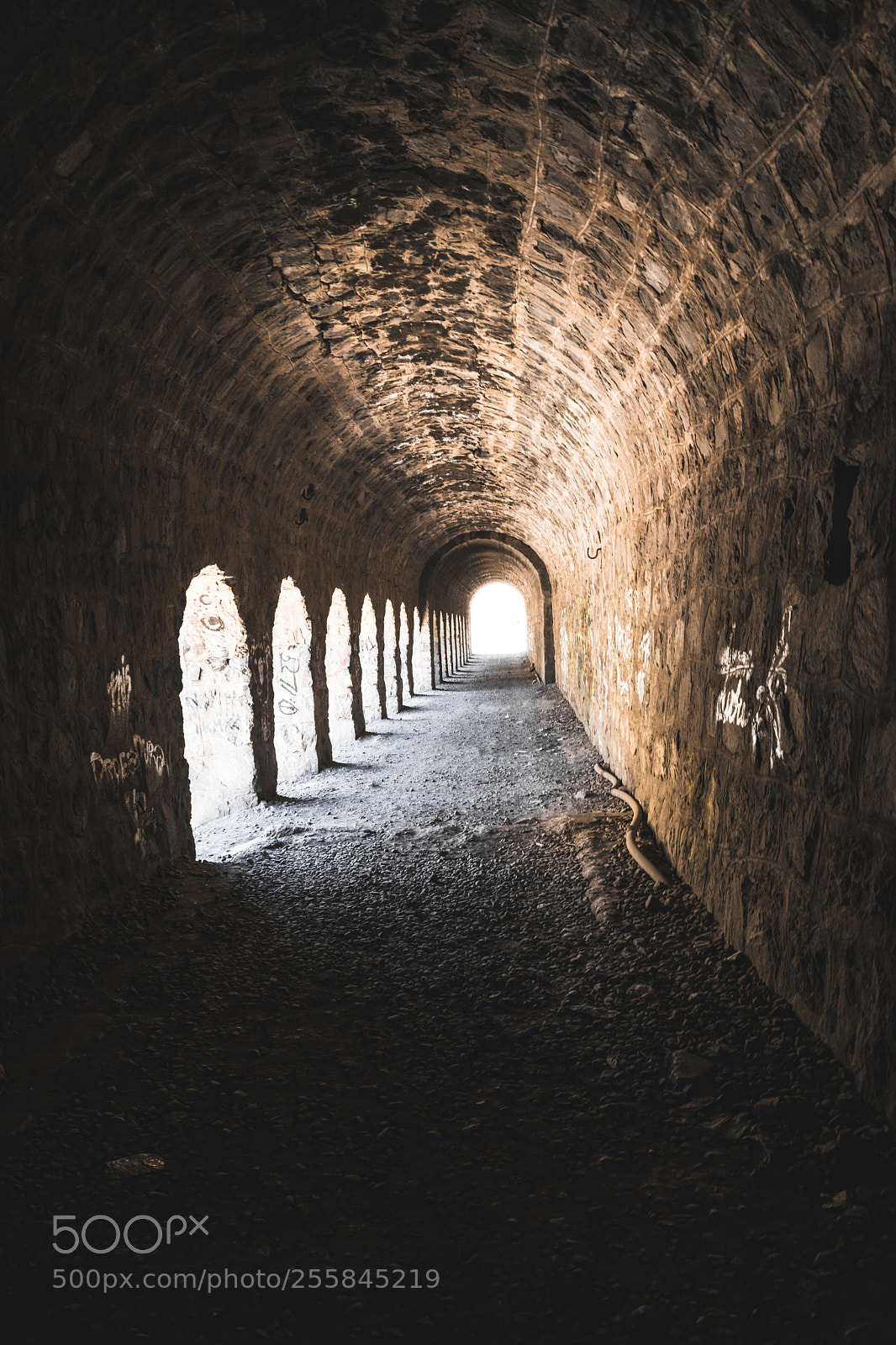 Nikon D3300 sample photo. Tunnel nostalgic photography