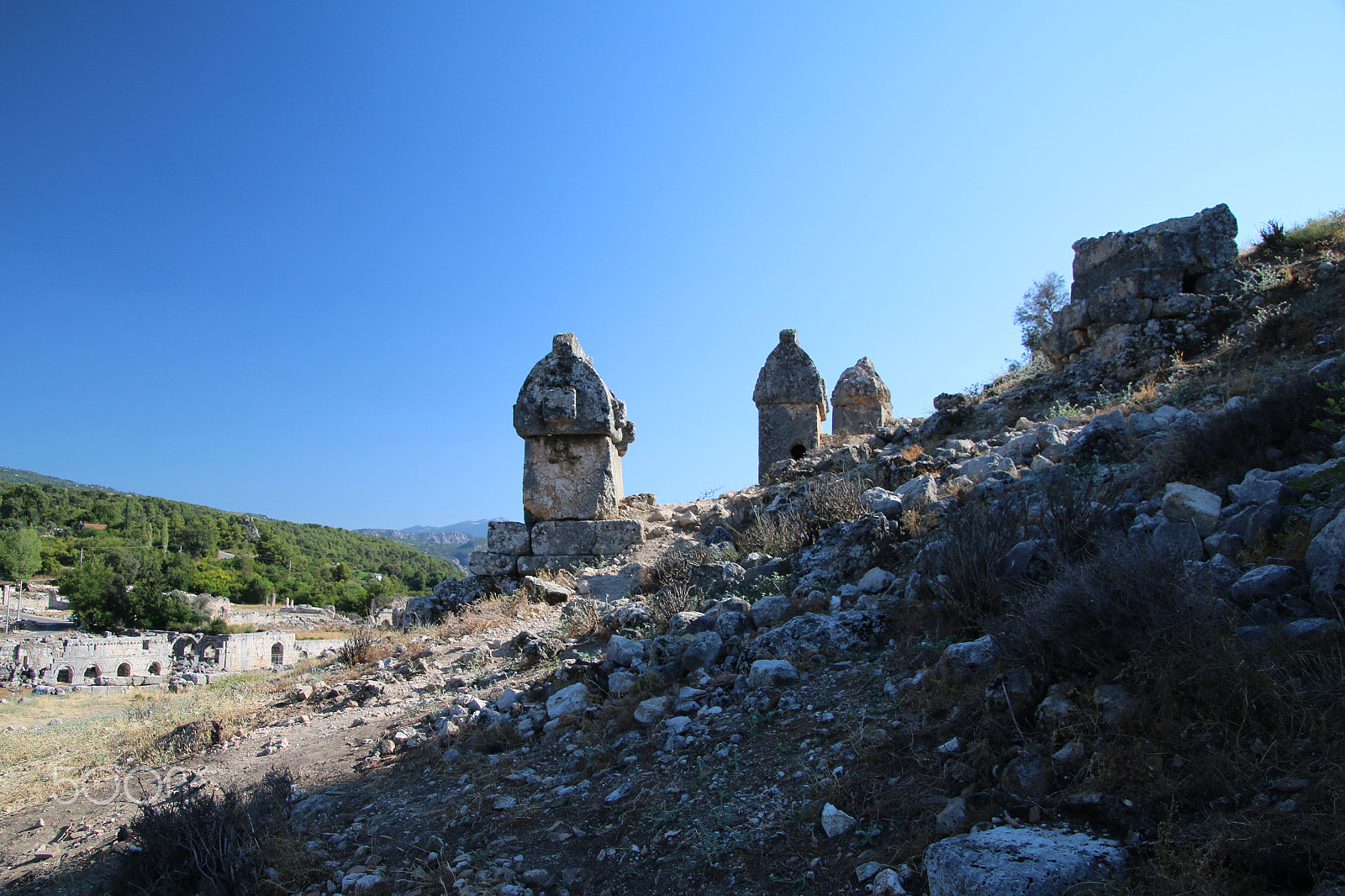 Canon EOS 70D sample photo. Grobowce licyjskie - tlos, turcja photography