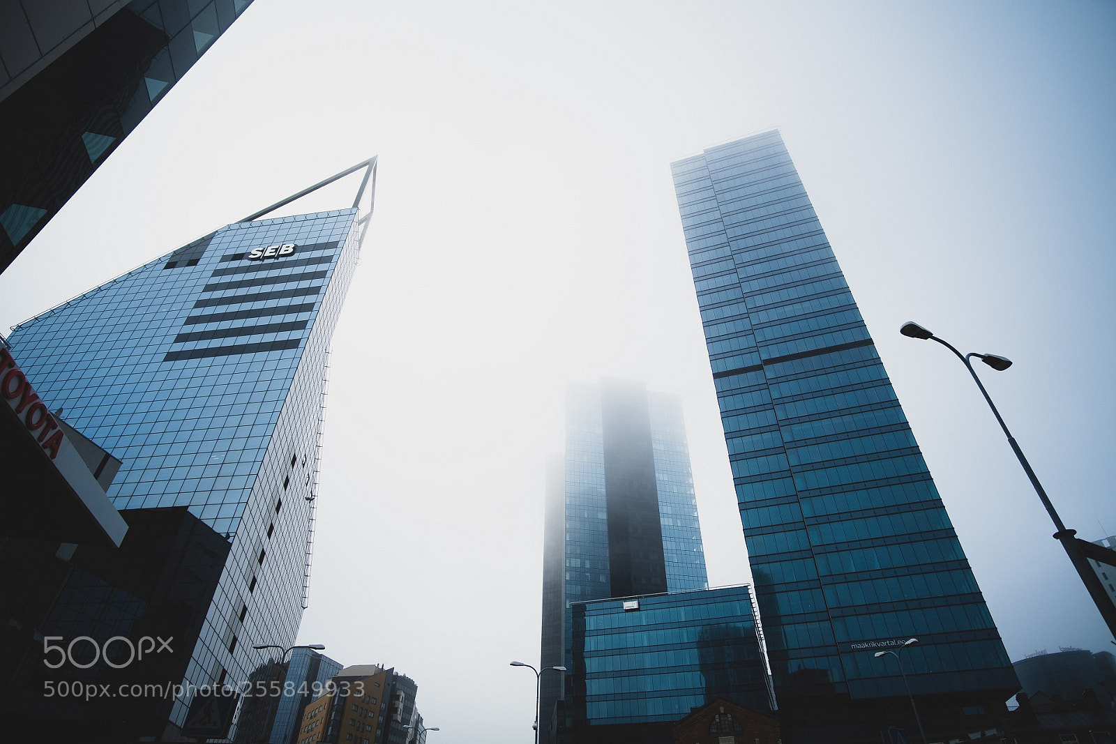 Fujifilm X-T20 sample photo. Tallinn city in fog photography
