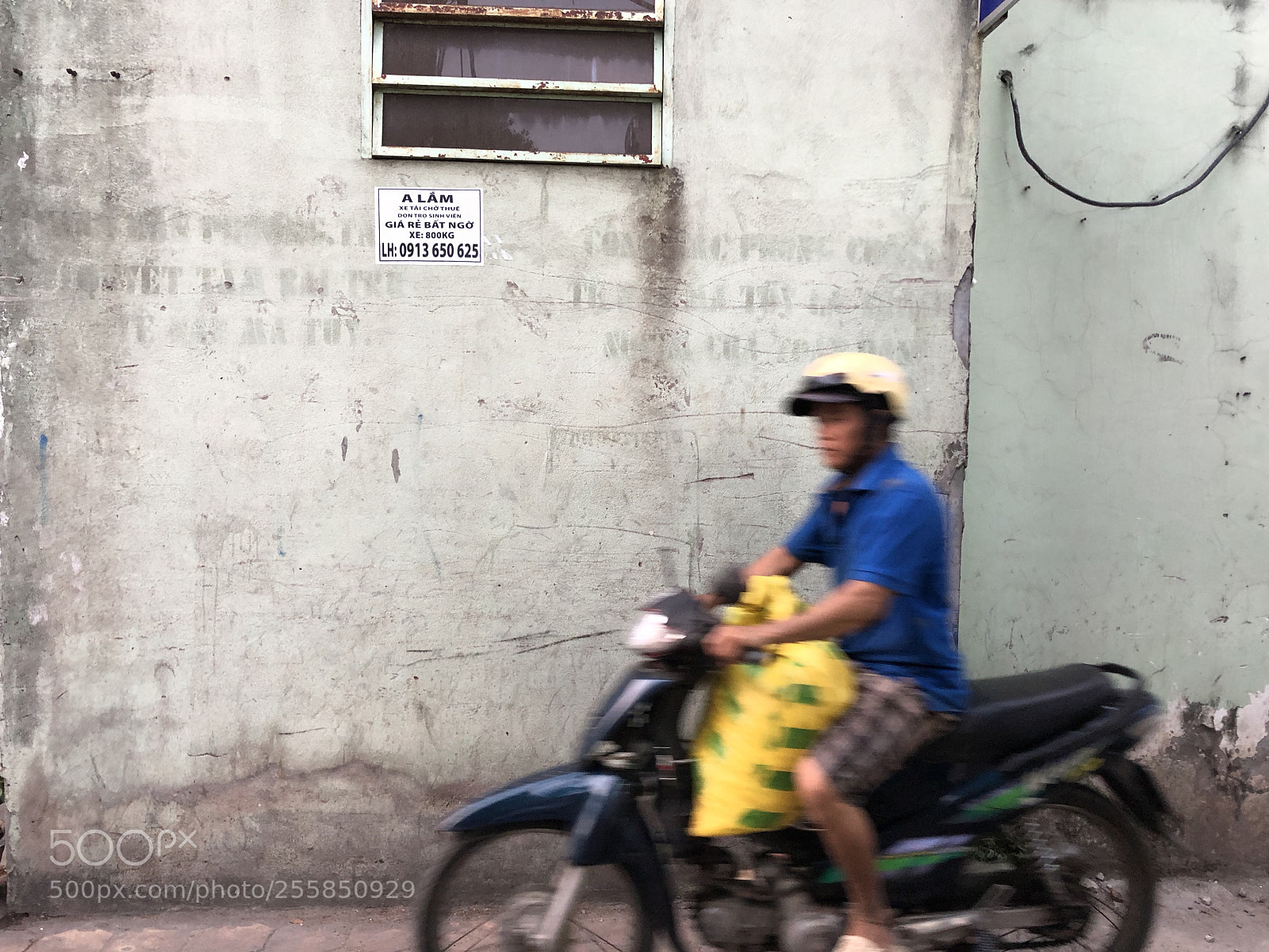 Apple iPhone X sample photo. Fast scooter drive photography