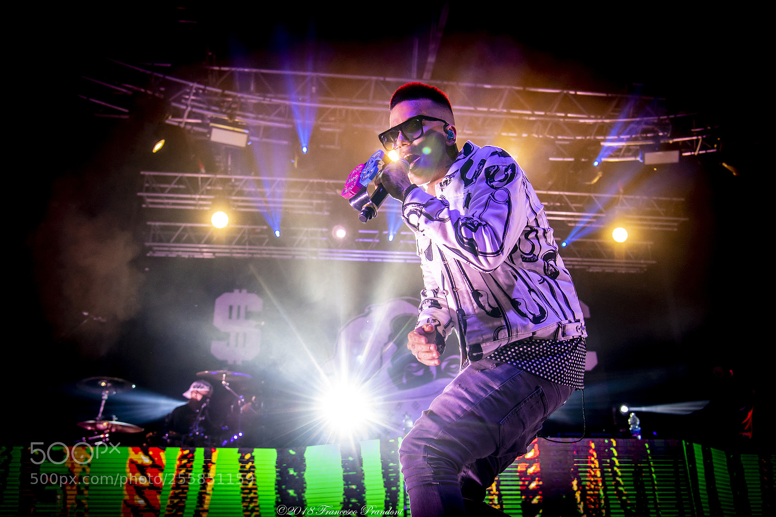 Nikon D5 sample photo. Foto concerto sfera ebbasta photography