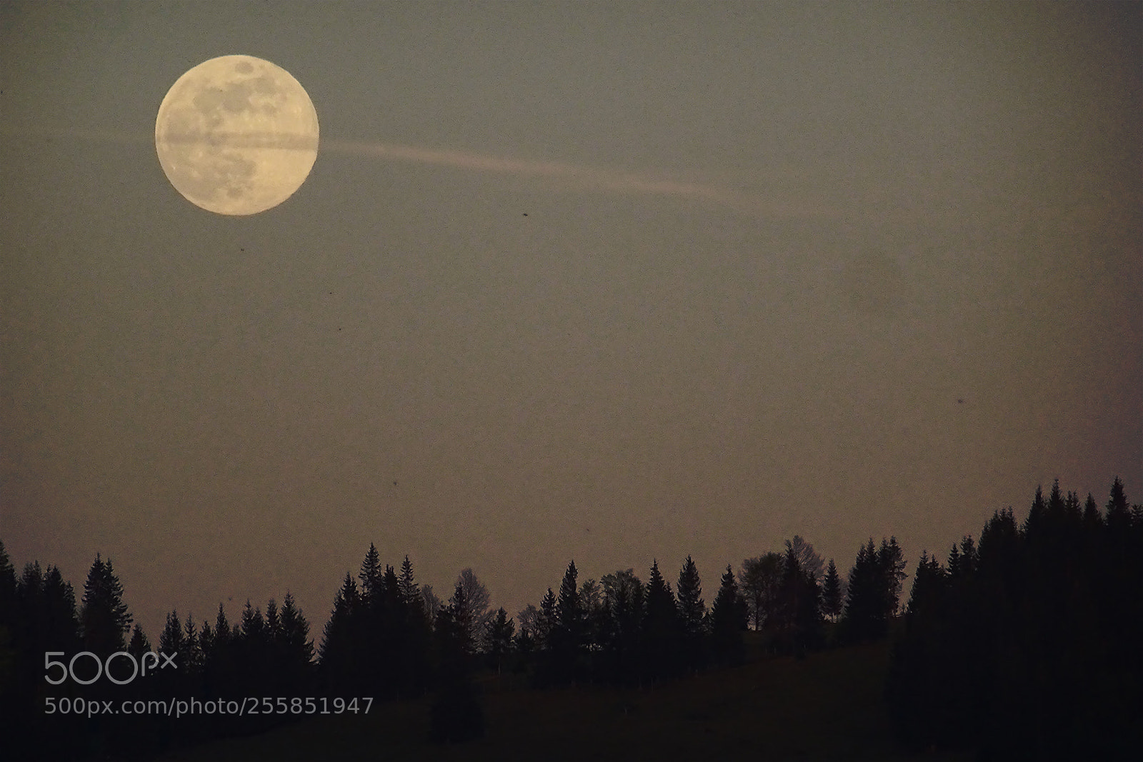 Sony DSC-HX60 sample photo. Dramatic moon over mountains 2 photography