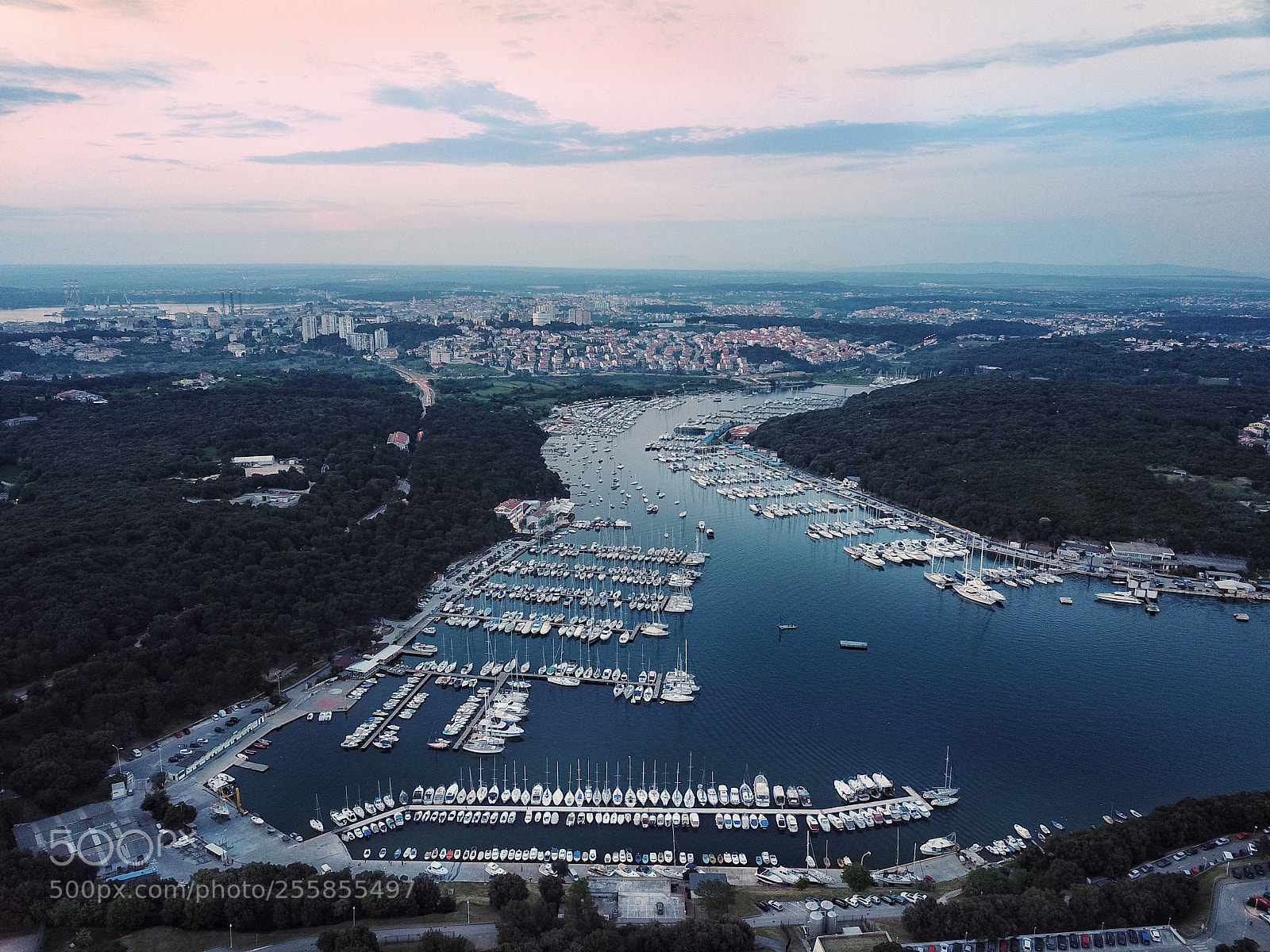DJI FC220 sample photo. Sunset in croatia photography